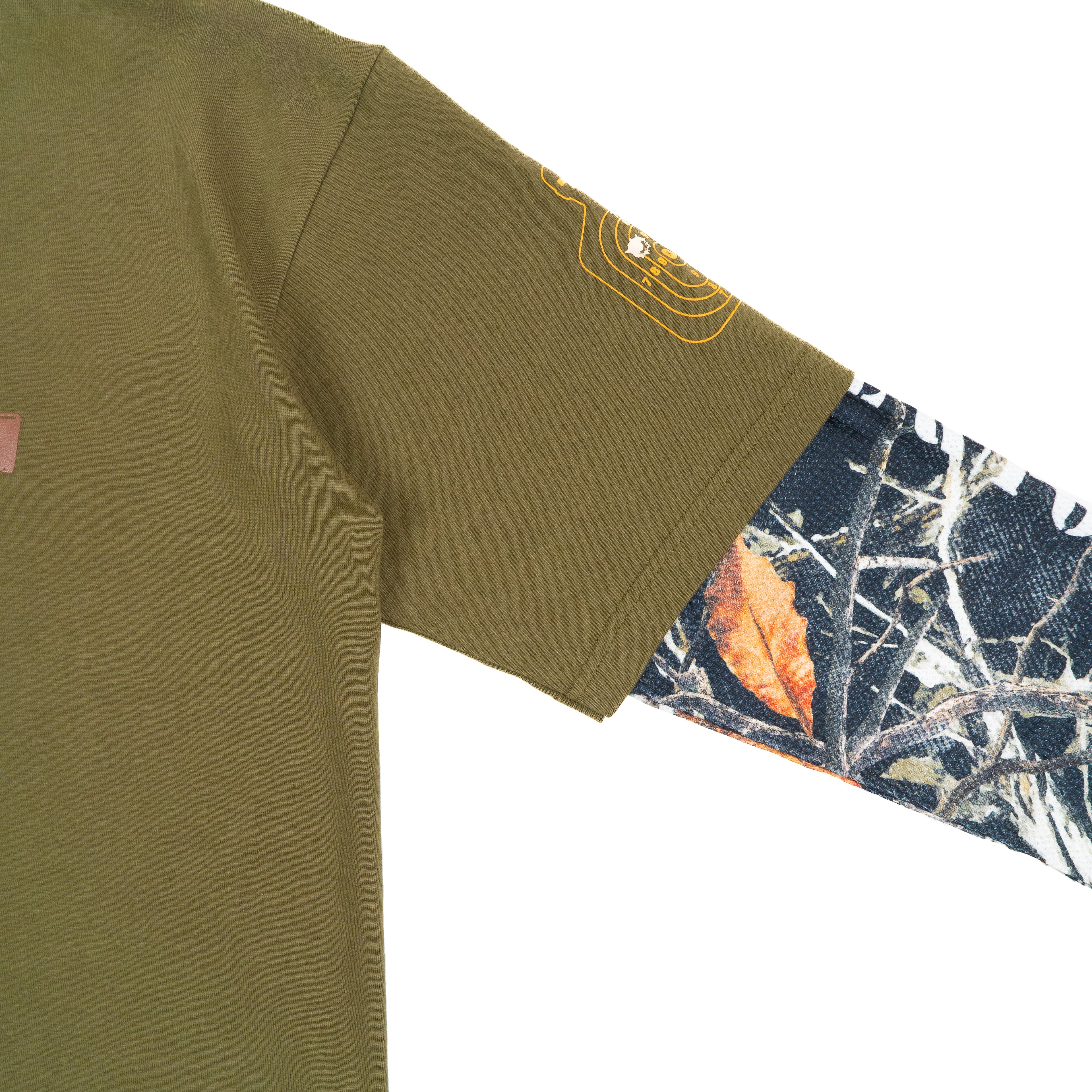 Double Sleeves Tee Real Tree (Green)