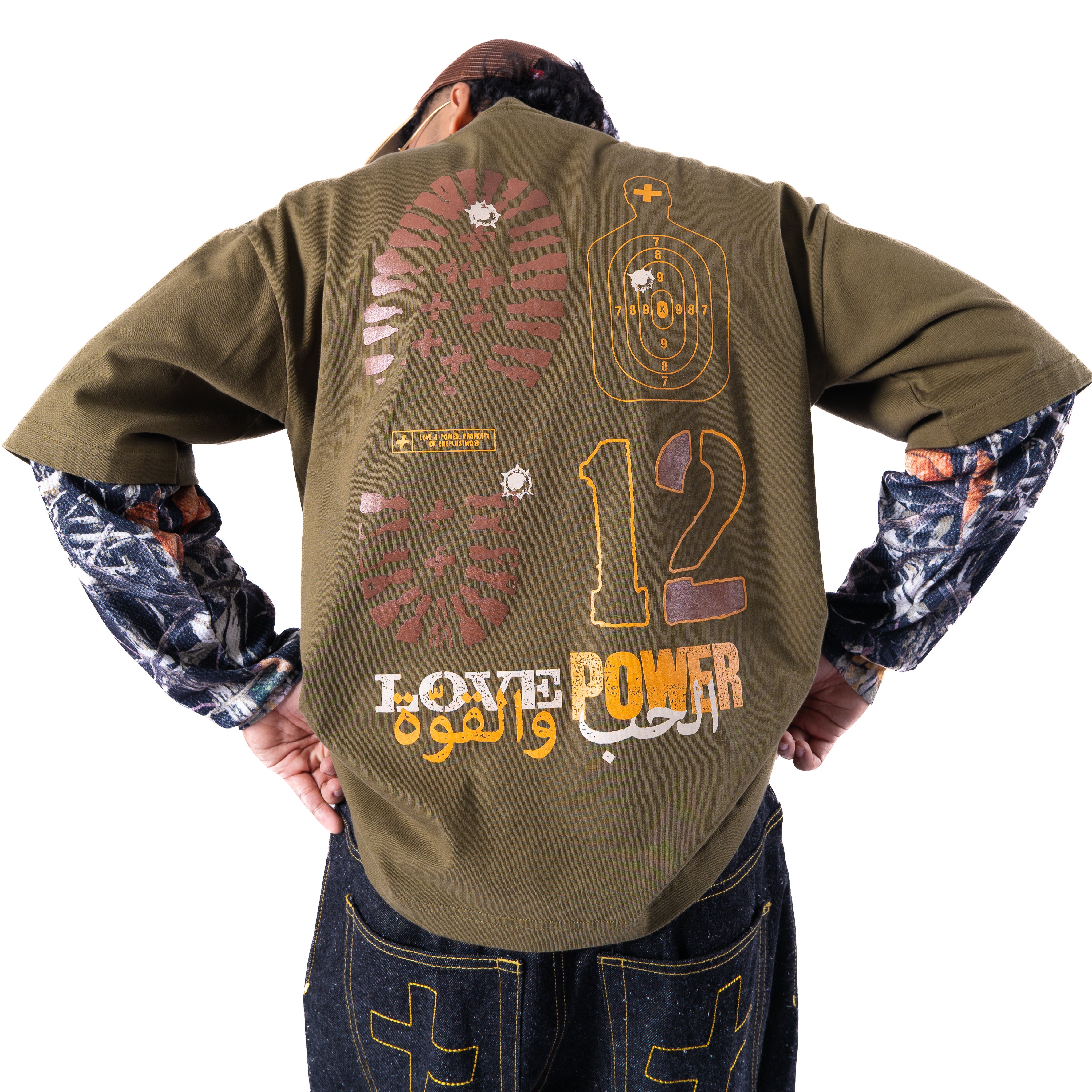 Double Sleeves Tee Real Tree (Green)