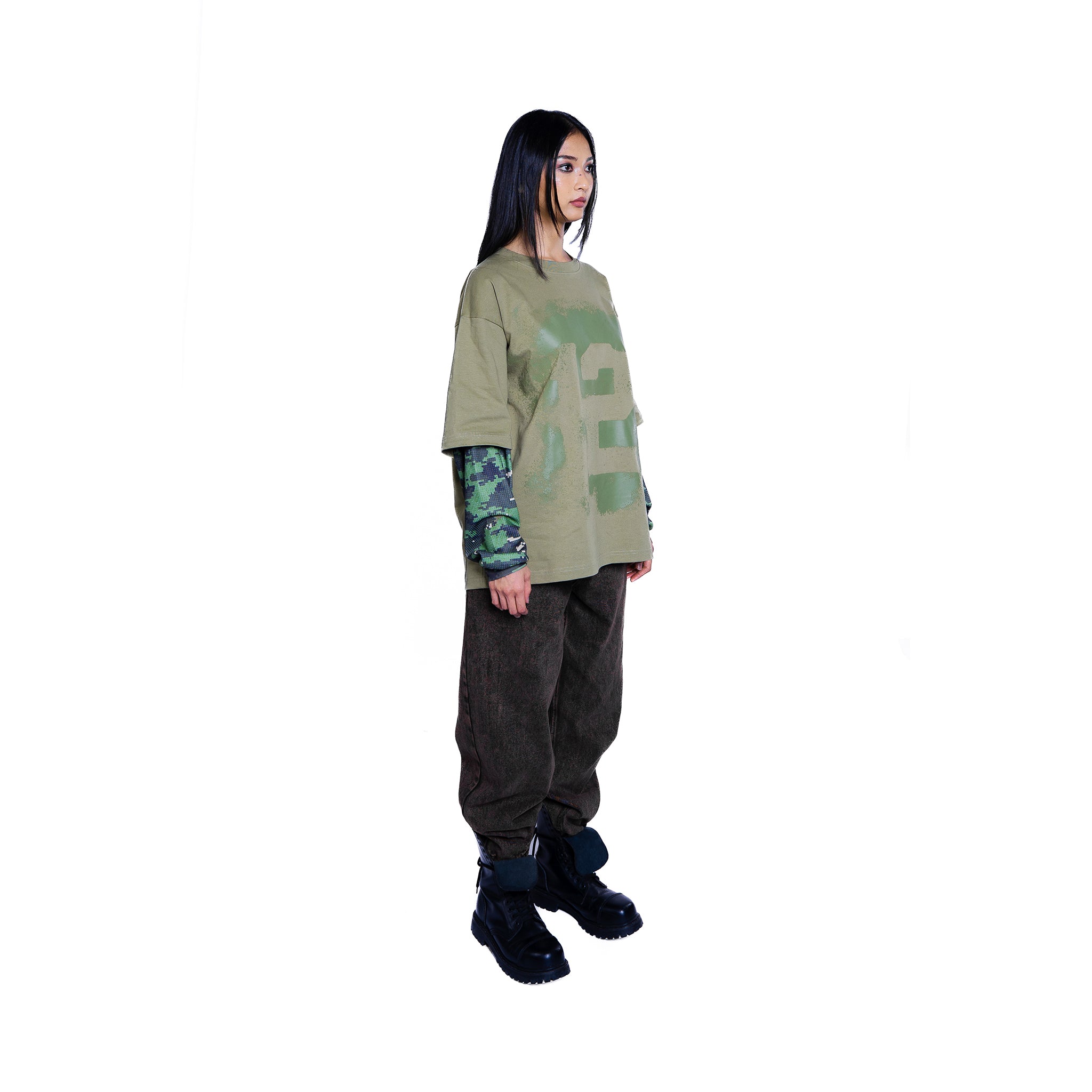 Double Sleeves Tee (Green)