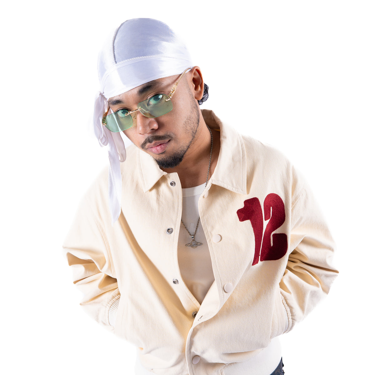 Varsity Jacket (Beige)