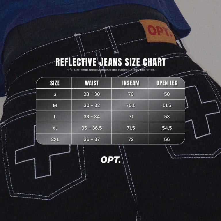 OPT Reflective Jeans (Black)