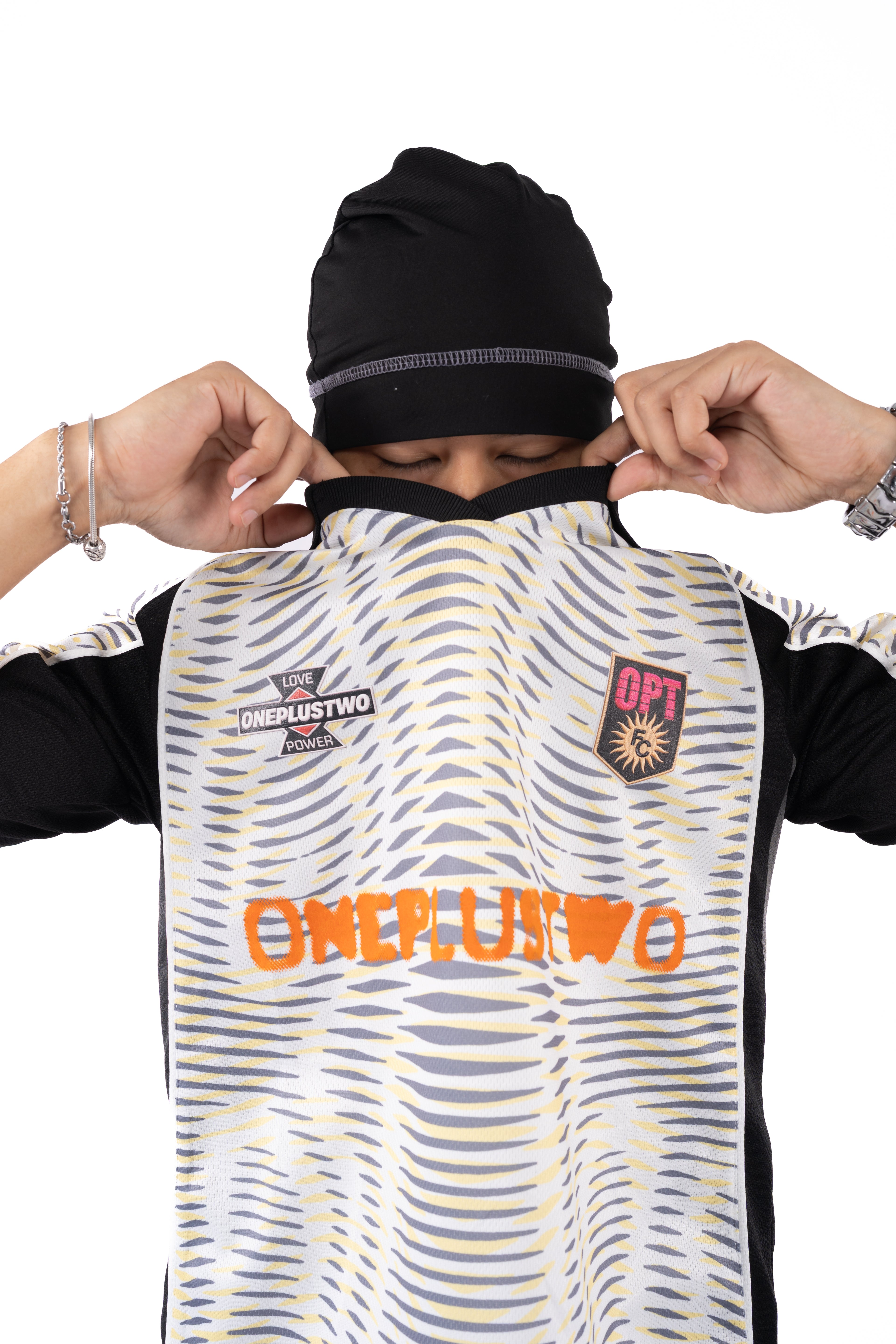 Moire Jersey (White)
