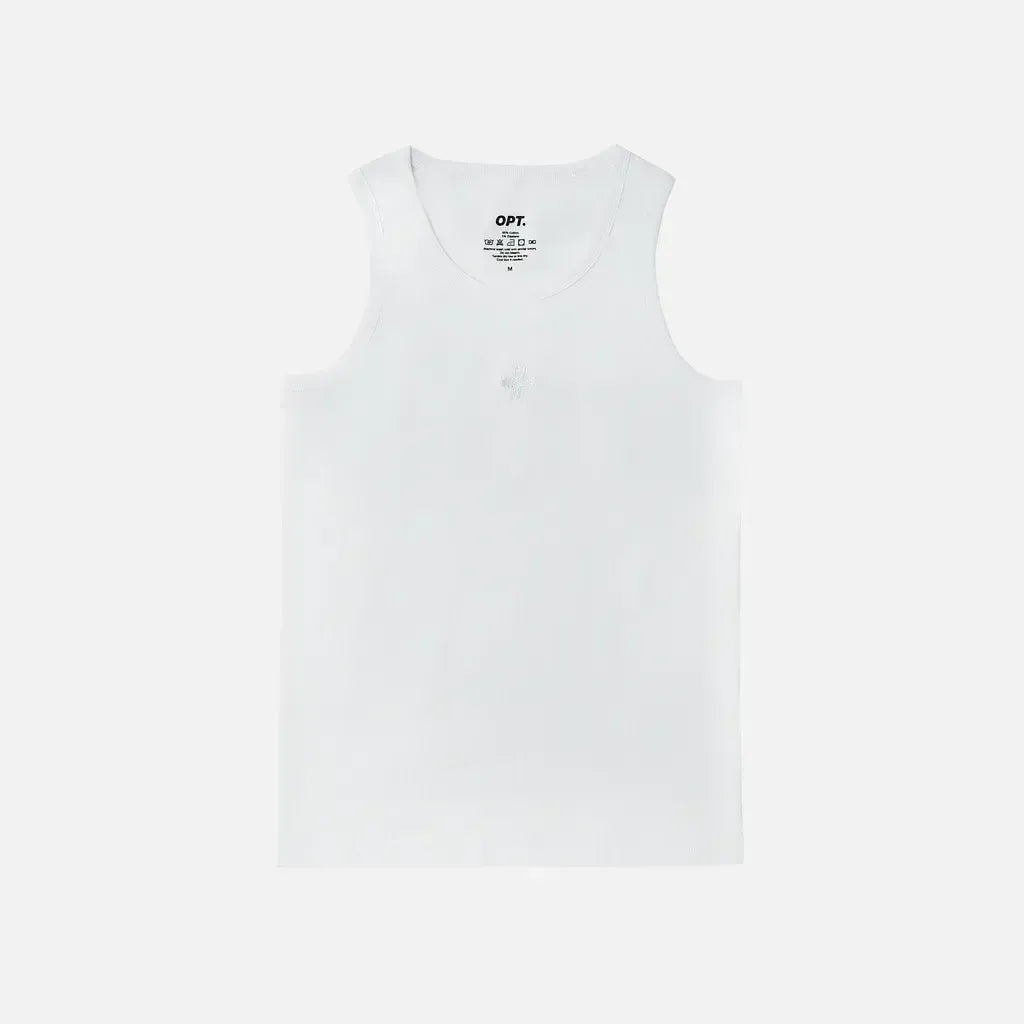 Tank Top Plus Logo (White)