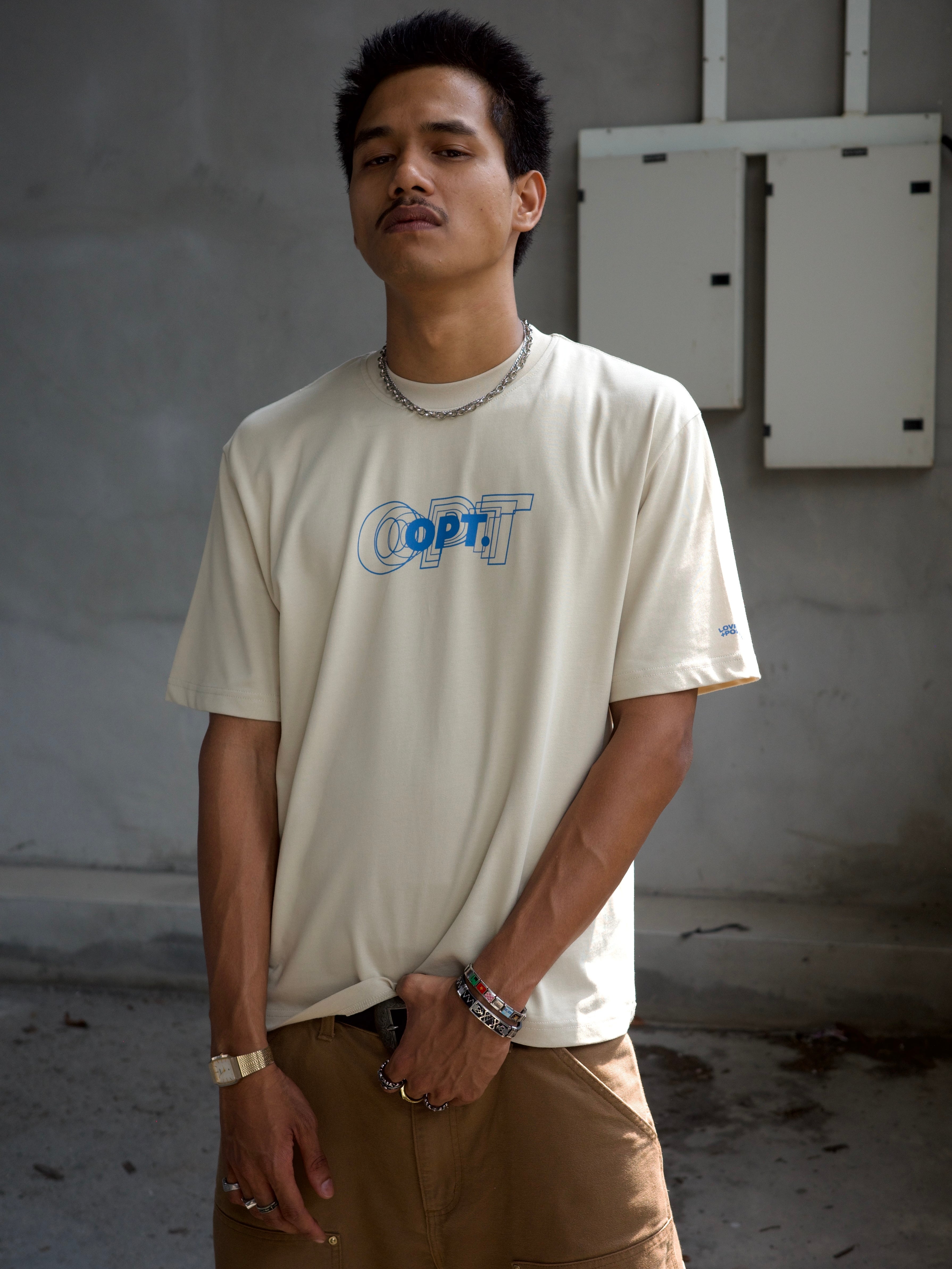 Vector Tee (Beige)