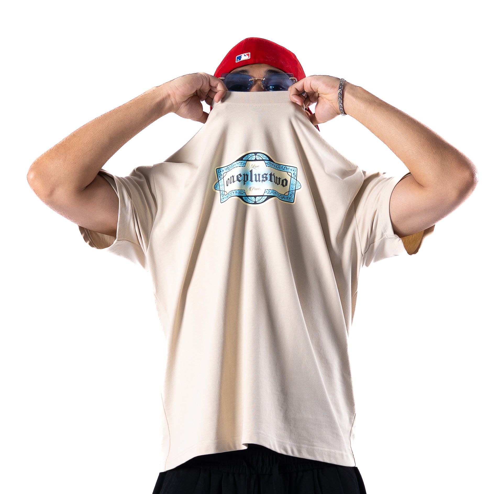 Royal Stamp Tee (Beige)