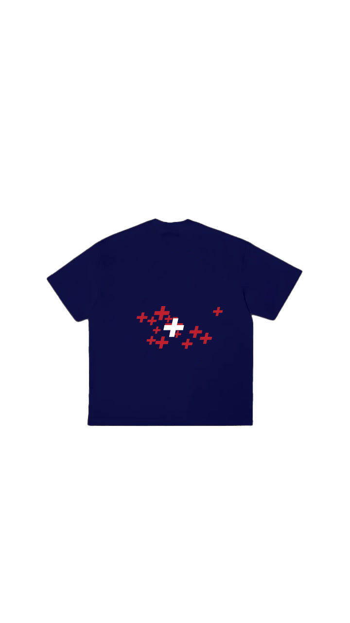 Scattered Tee (Navy Blue)