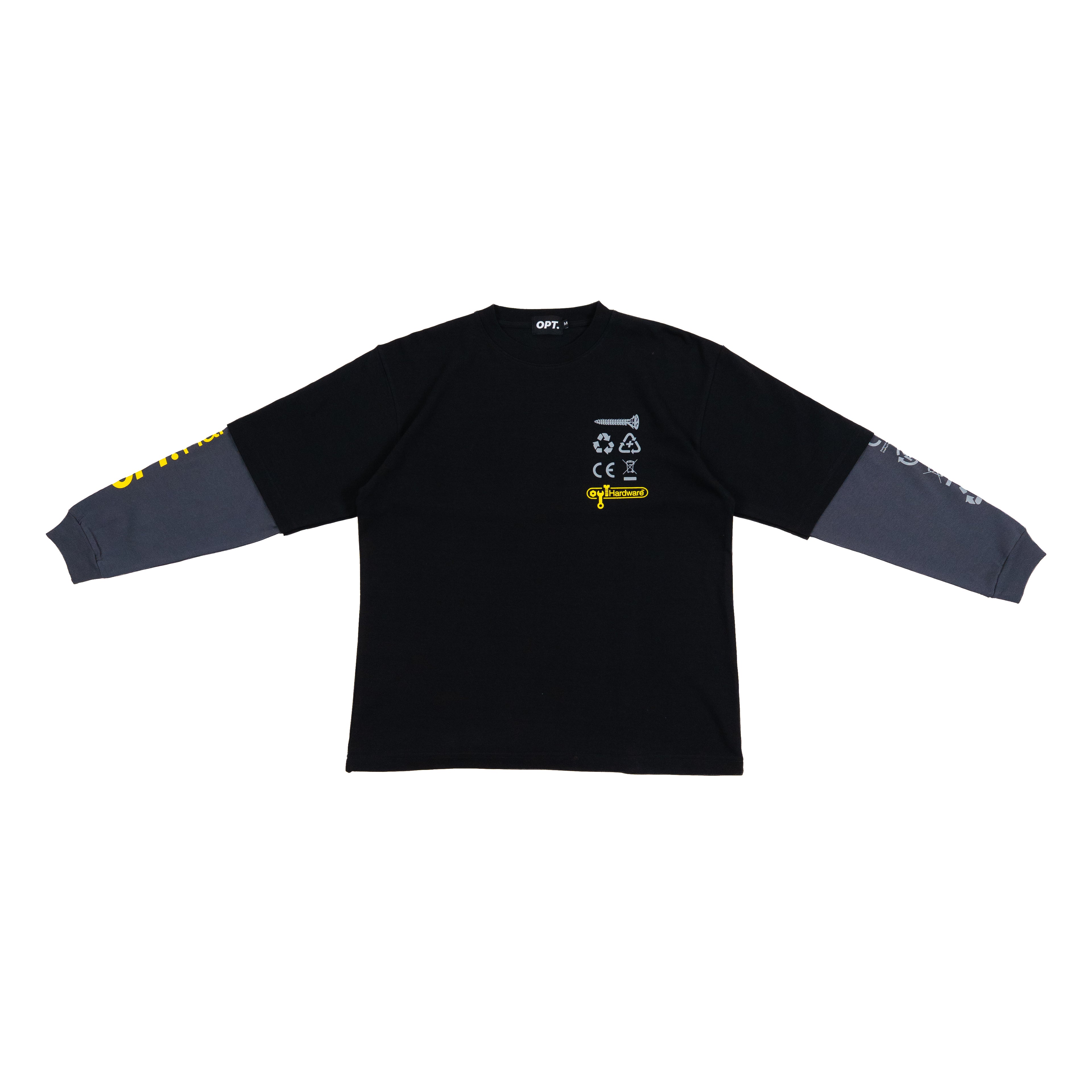 Double Sleeves Tee Hardware (Black)