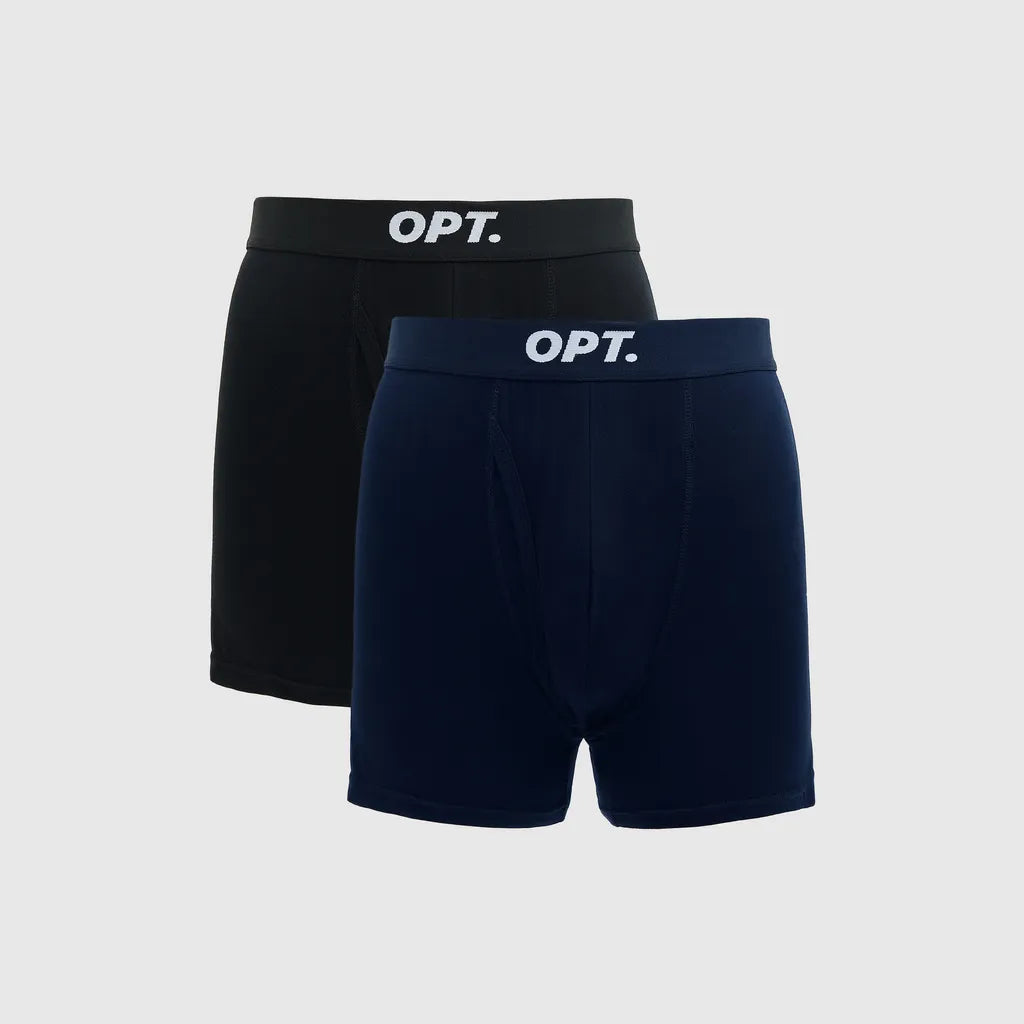 Boxer Briefs (Navy Blue & Black)