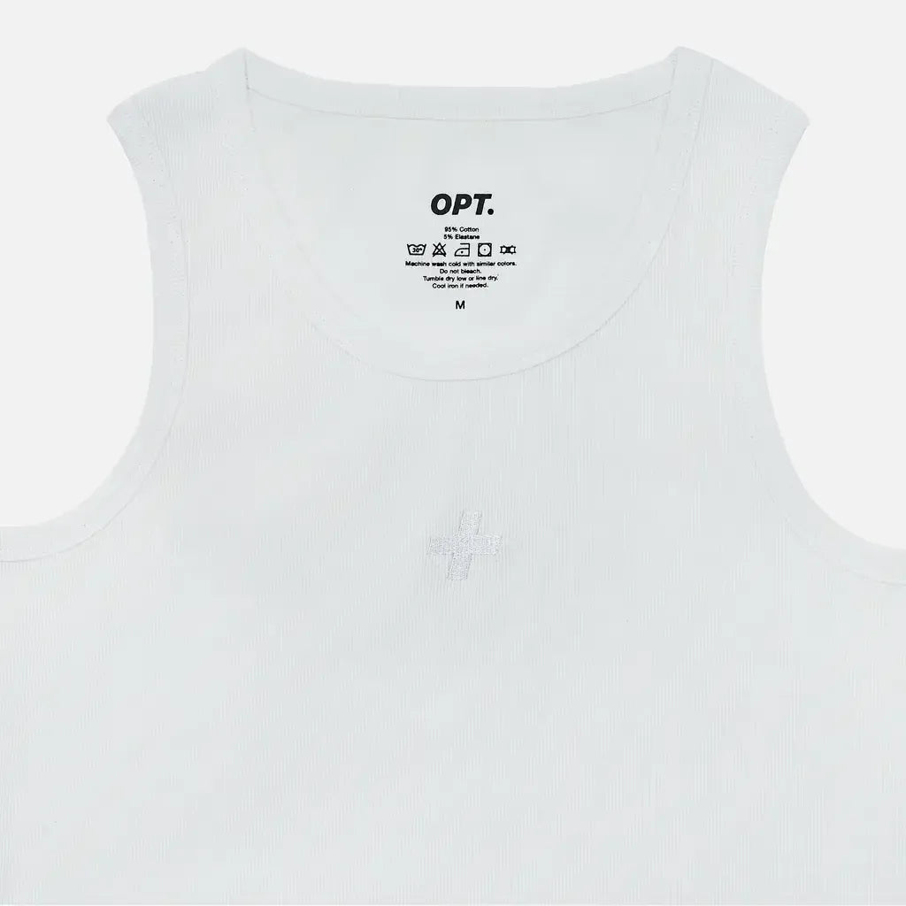 Tank Top Plus Logo (White)