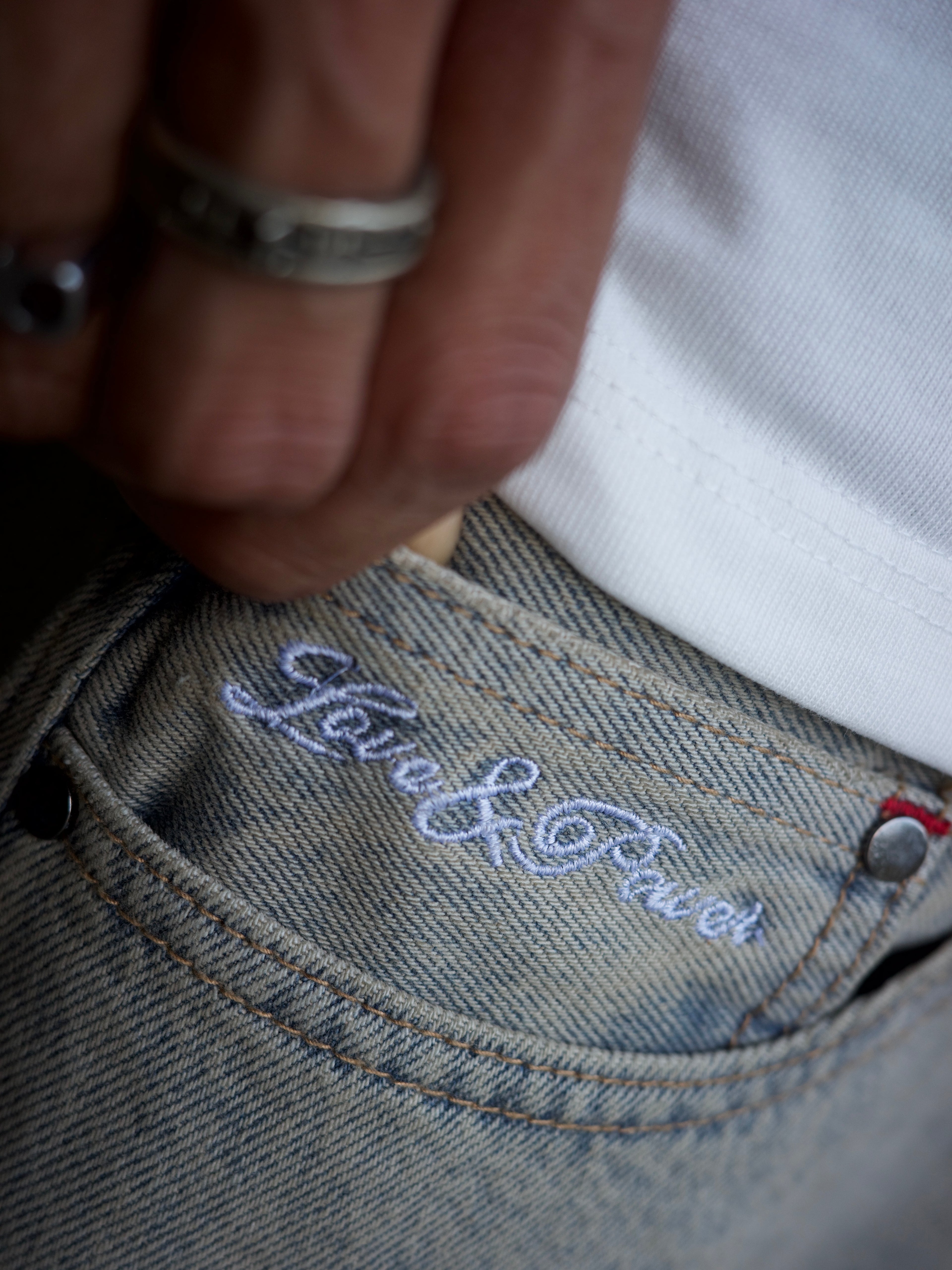 Industrial Washed Denim