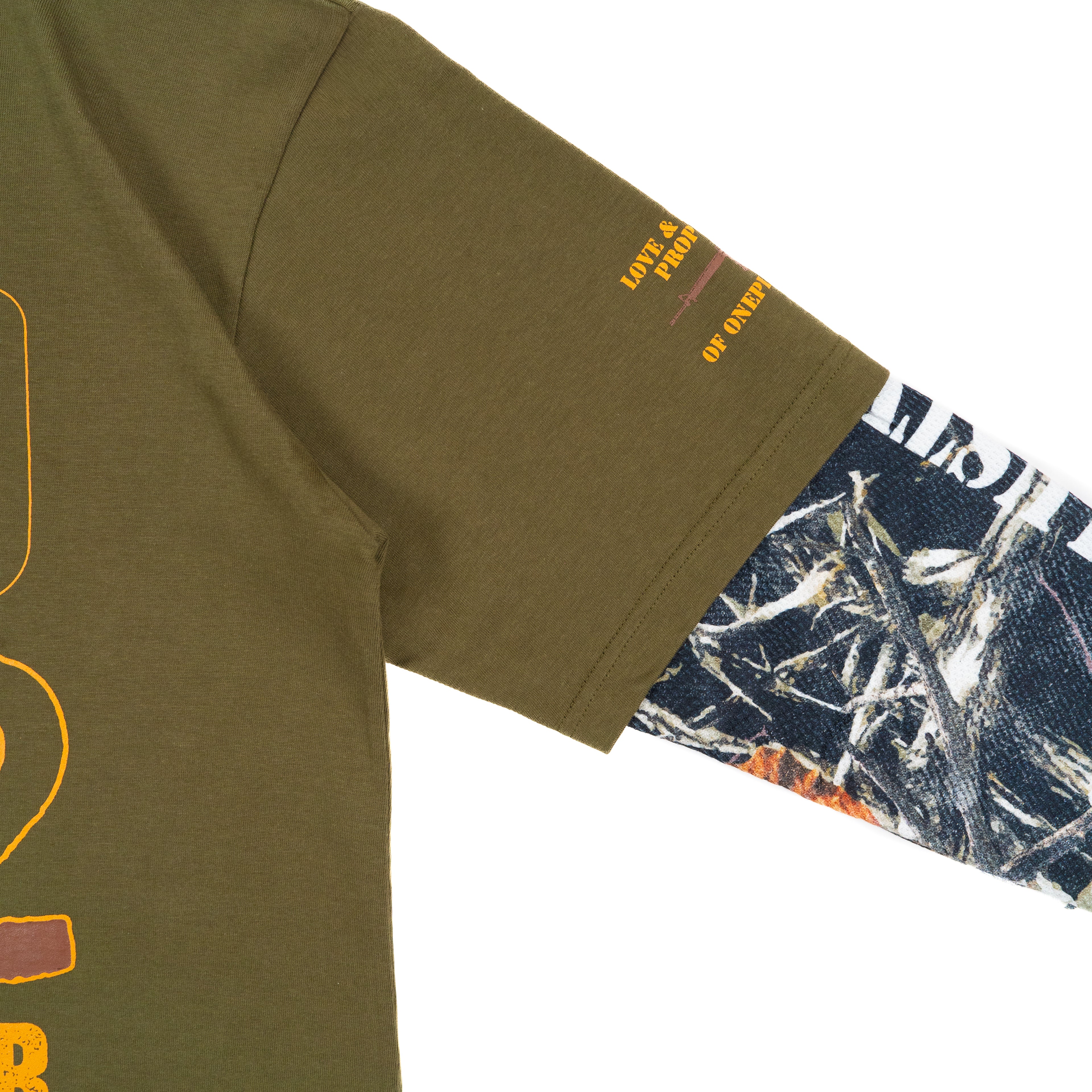 Double Sleeves Tee Real Tree (Green)