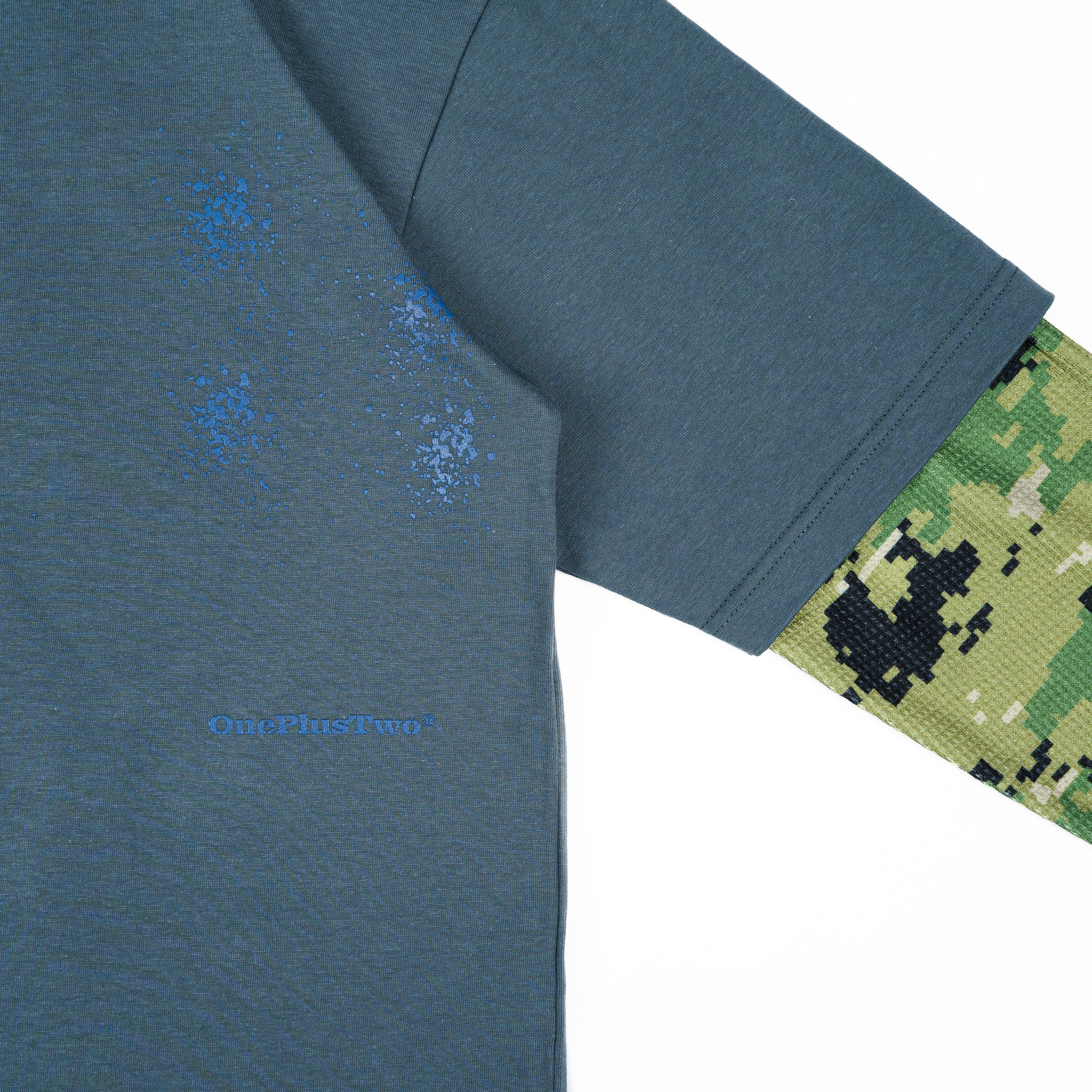Double Sleeves Tee (Blue)