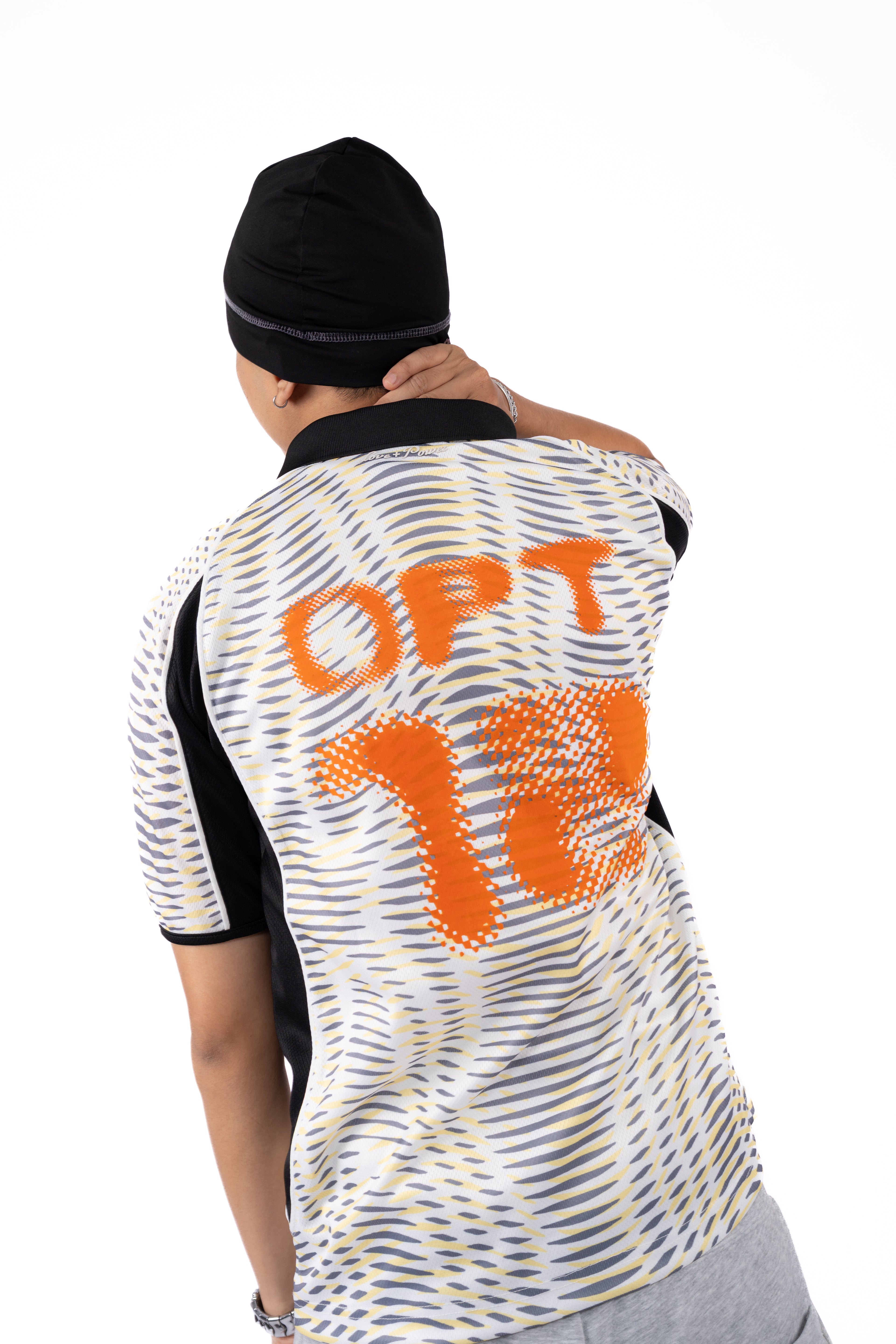 Moire Jersey (White)