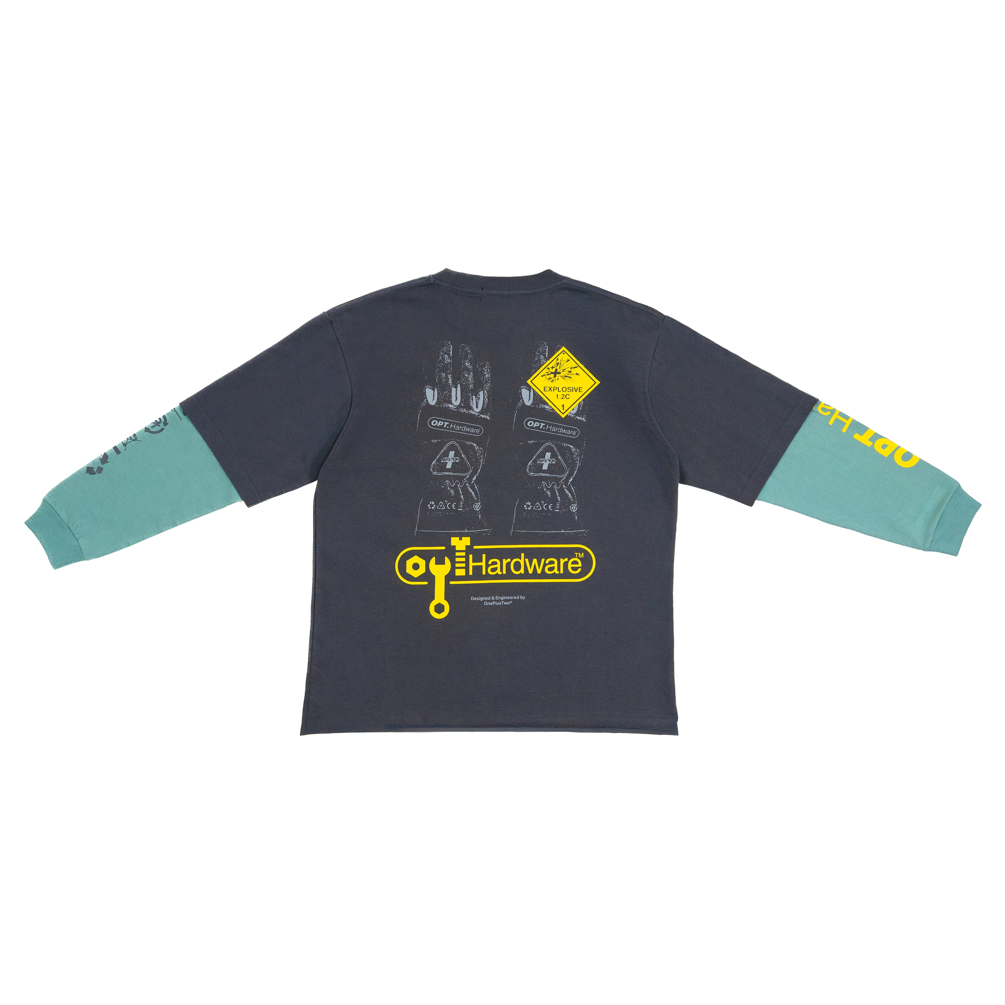 Double Sleeves Tee Hardware (Grey)