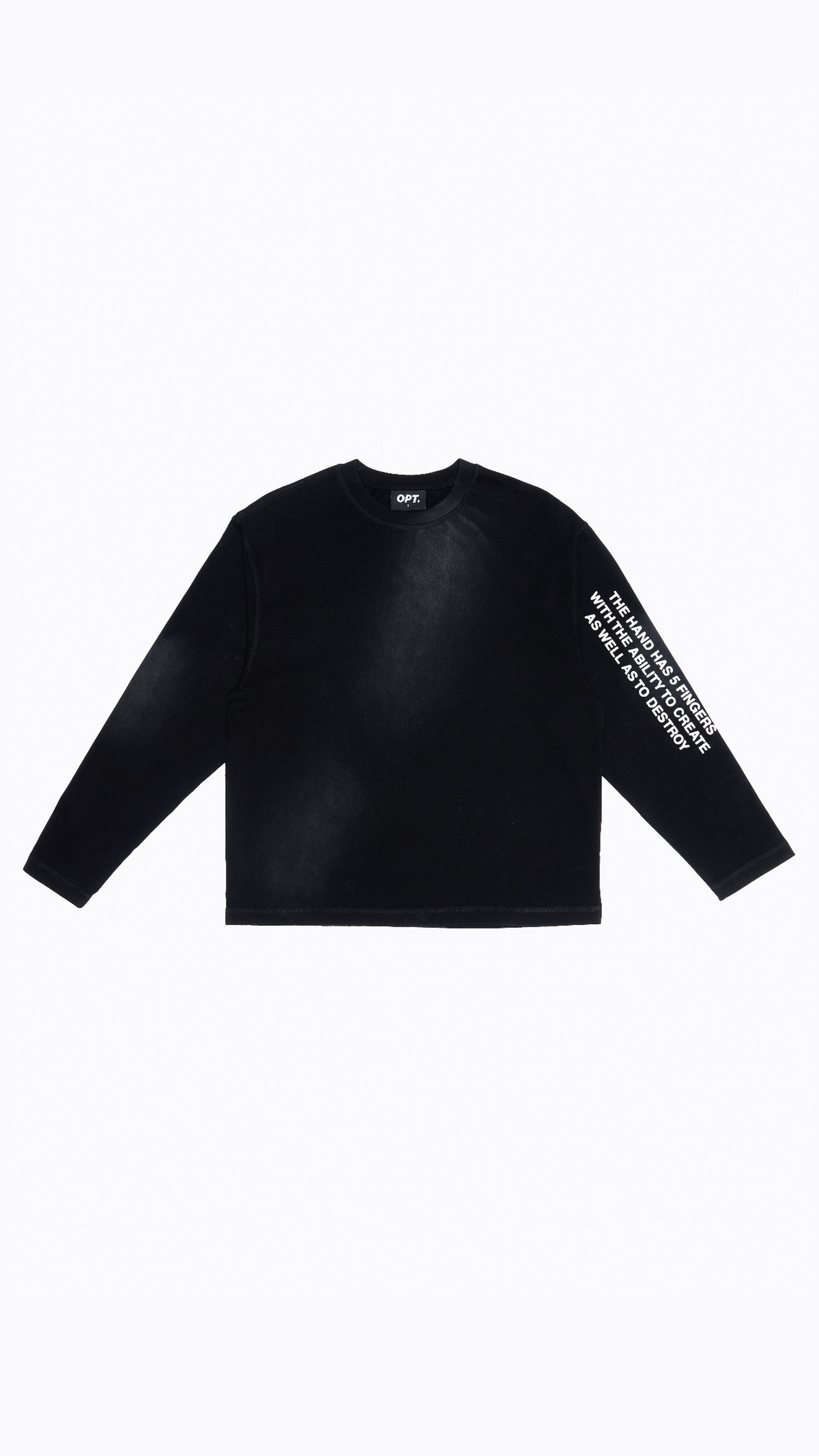 OPT x TY Long Sleeves Tee (Black)