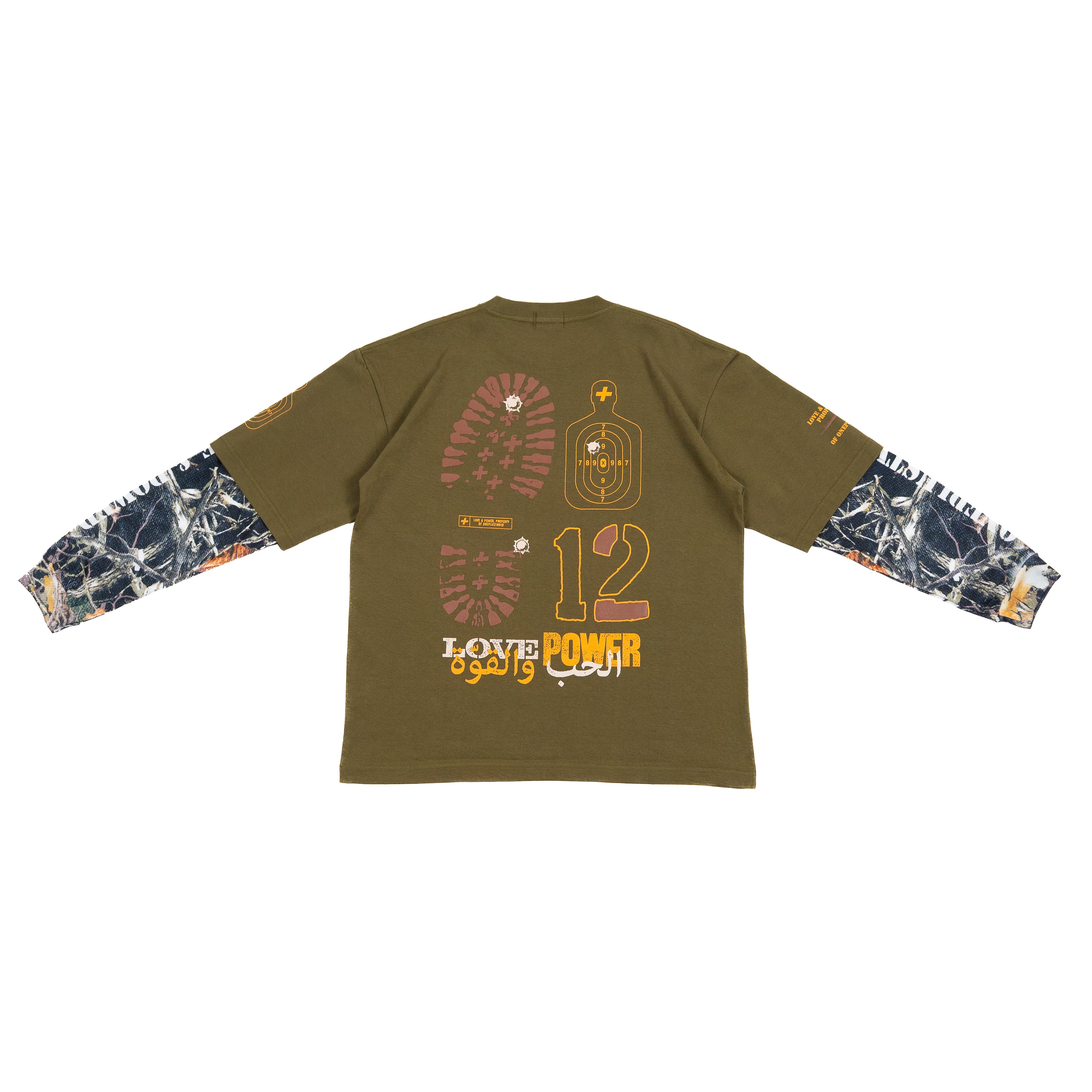 Double Sleeves Tee Real Tree (Green)