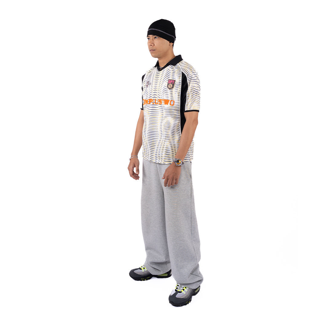 Moire Jersey (White)