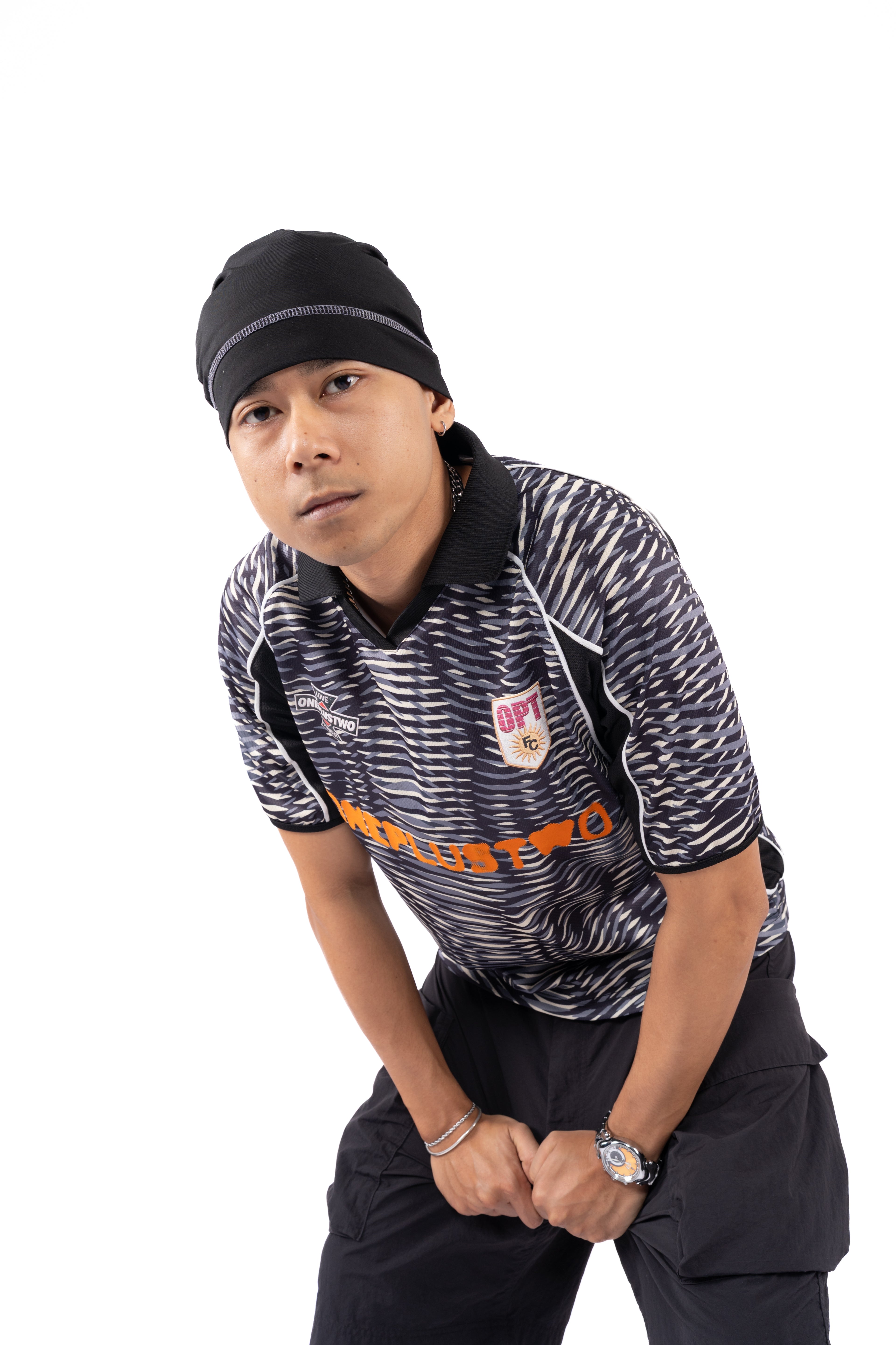 Moire Jersey (Black)
