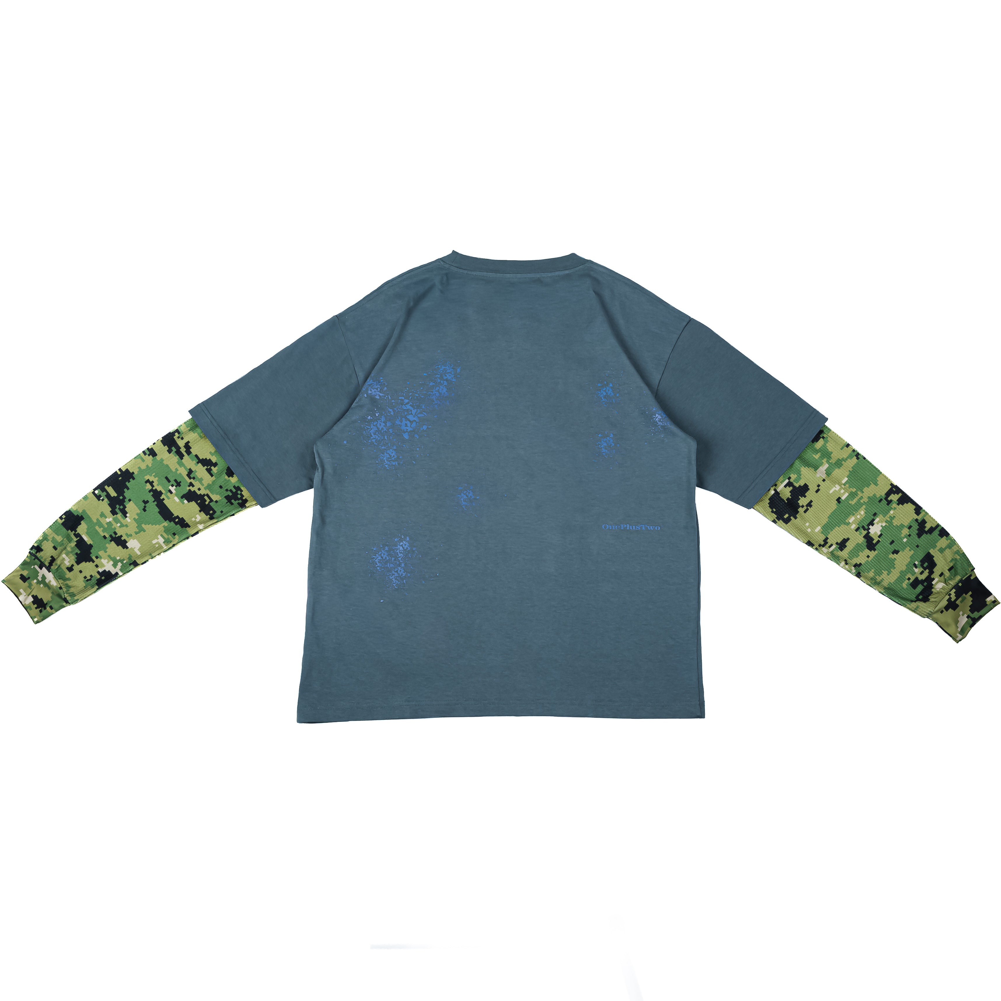 Double Sleeves Tee (Blue)