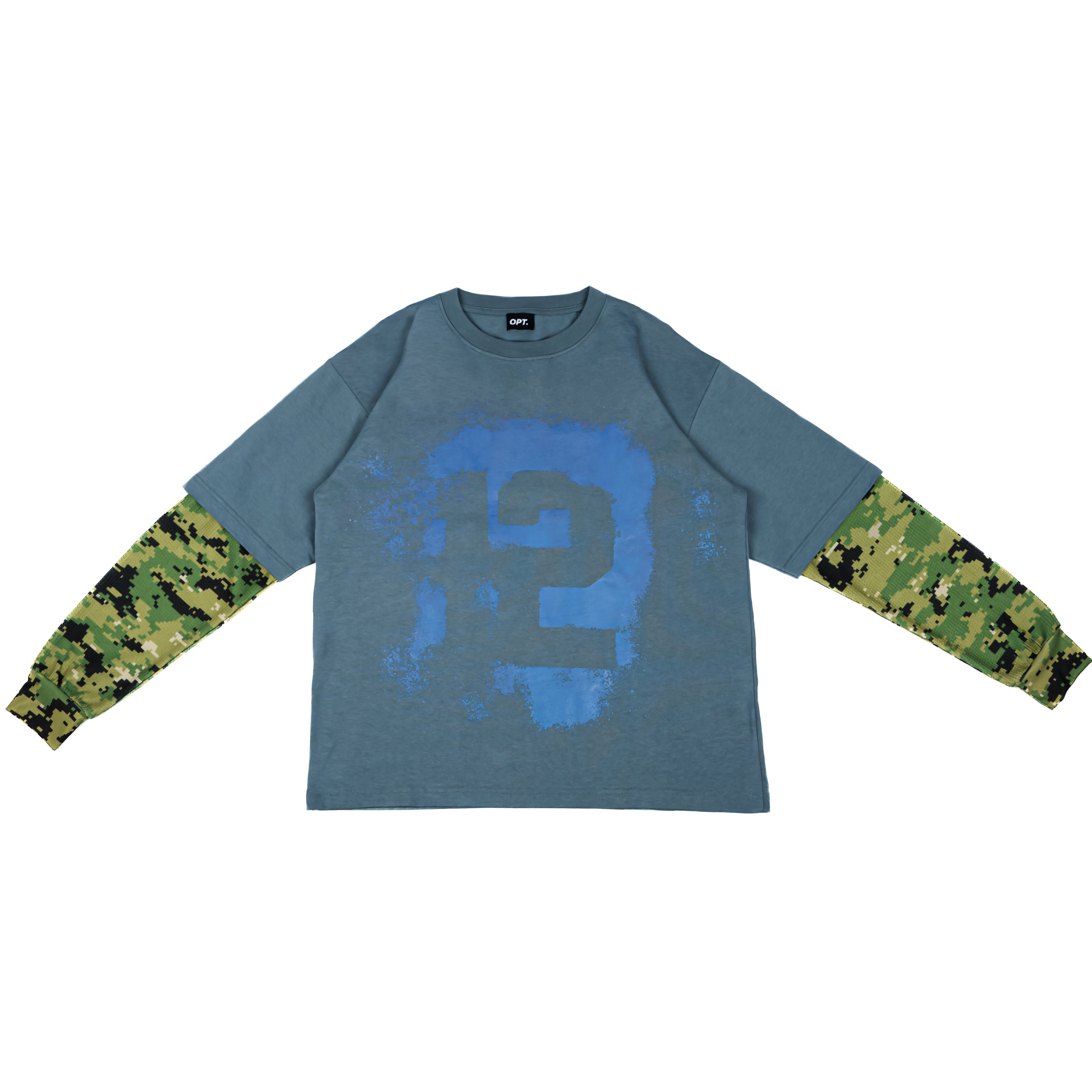 Double Sleeves Tee (Blue)