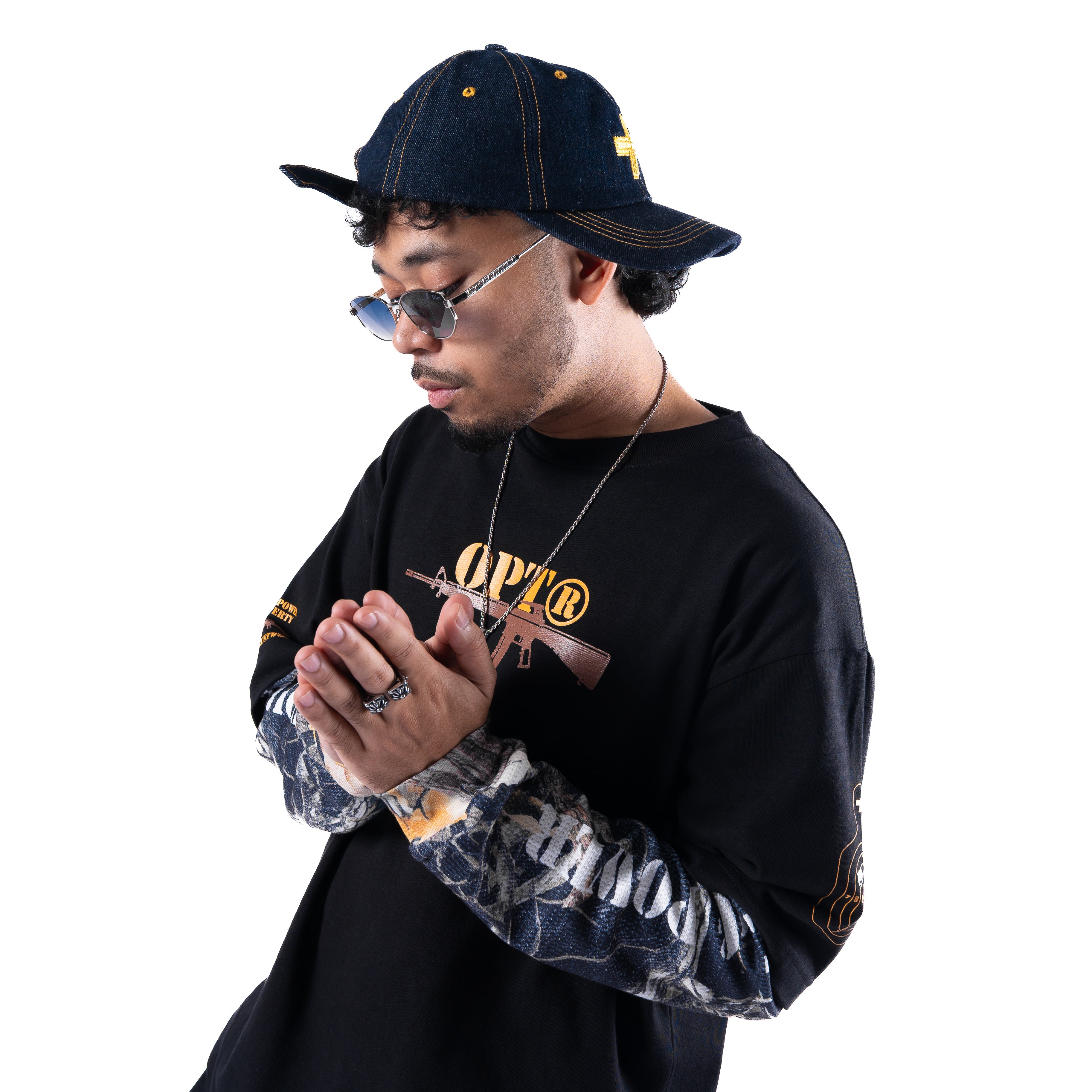 Double Sleeves Tee Real Tree (Black)