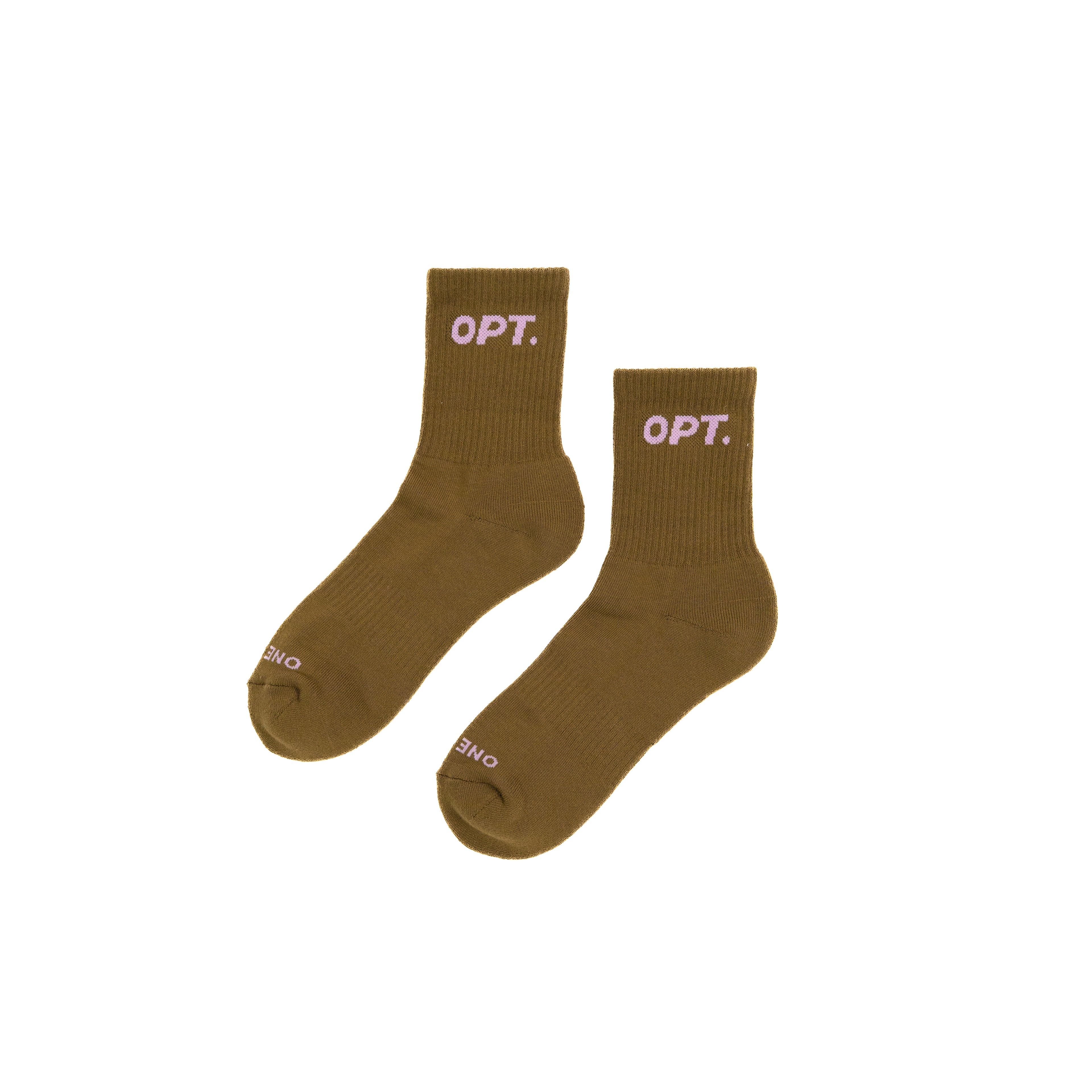 OPT Socks (Olive & Pink)