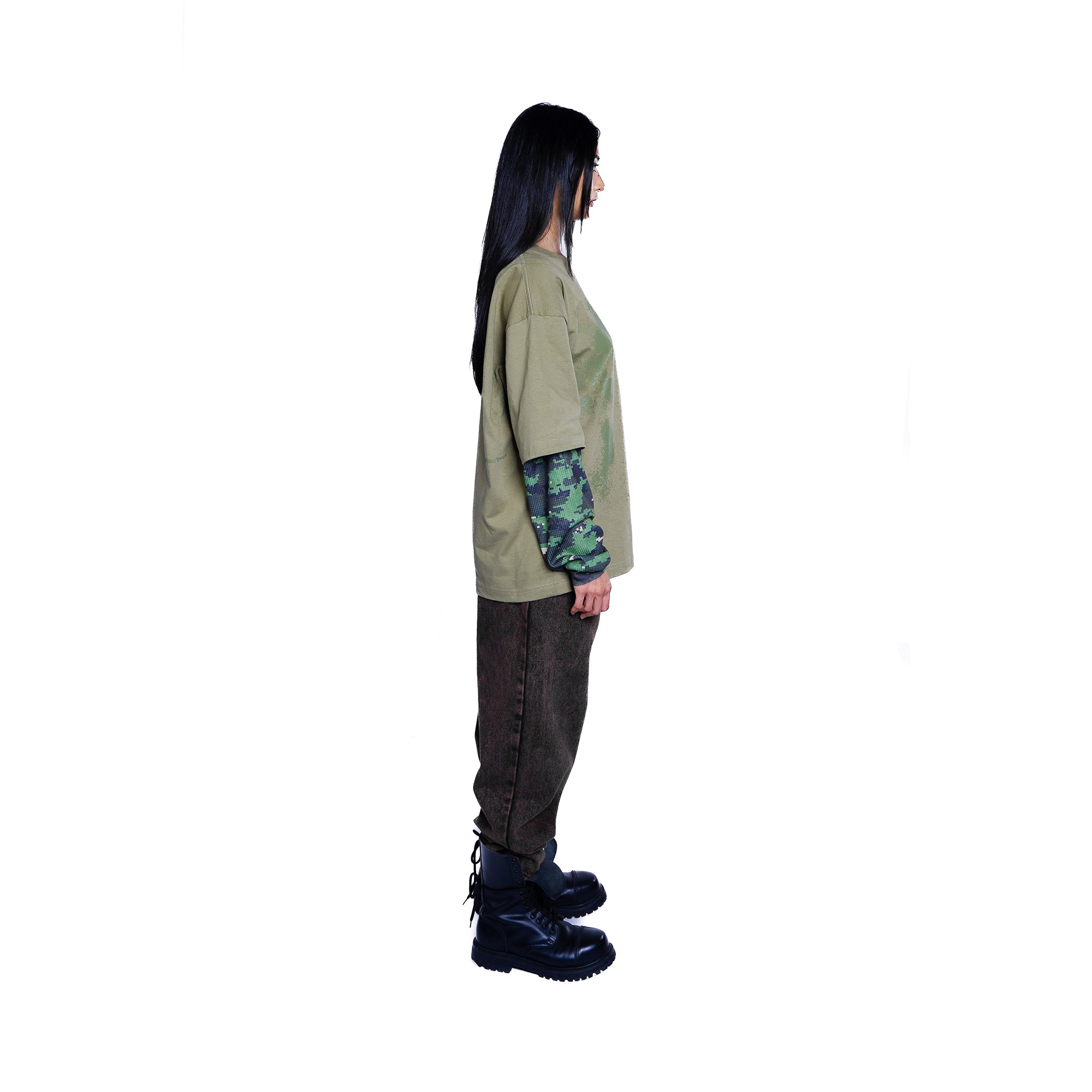 Double Sleeves Tee (Green)