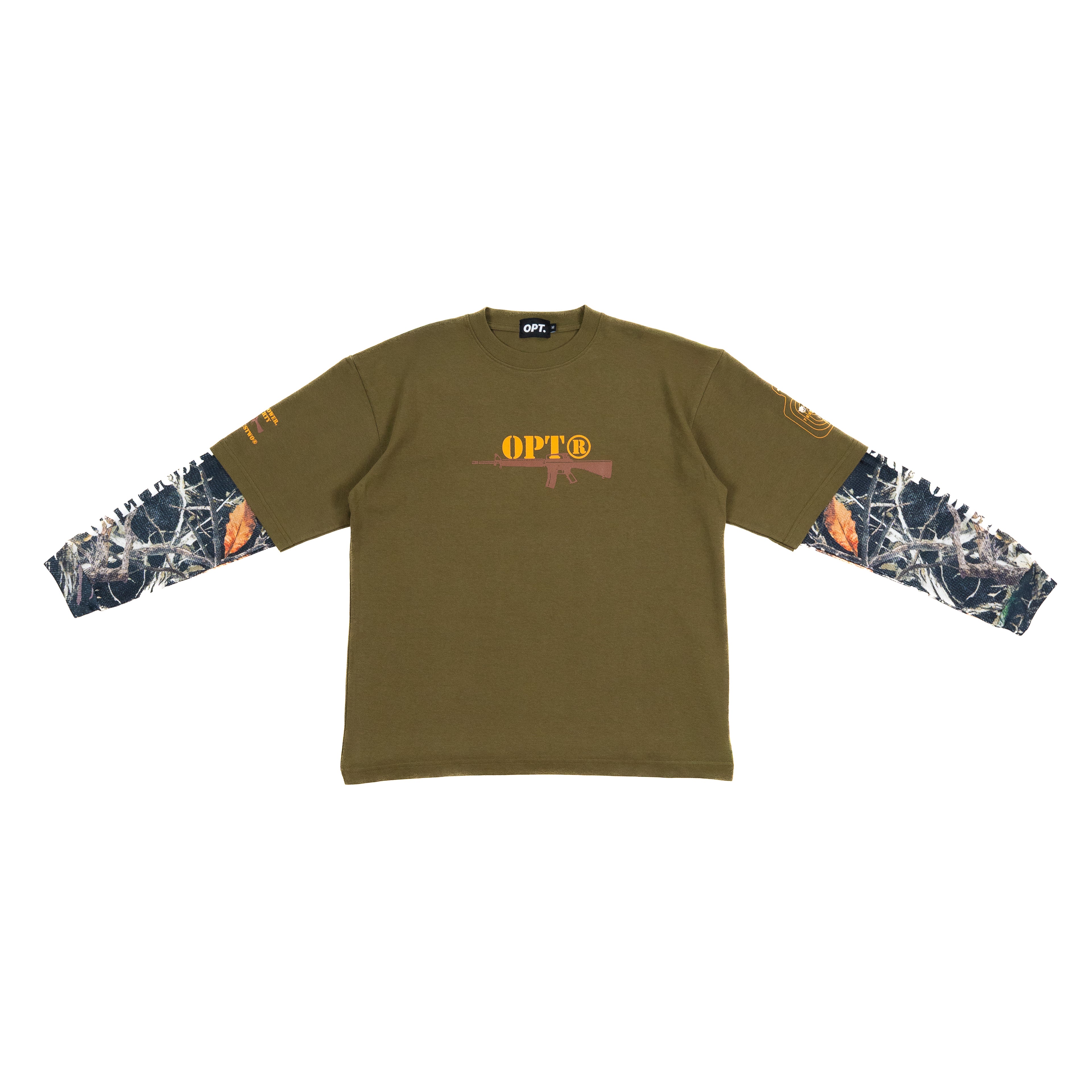 Double Sleeves Tee Real Tree (Green)