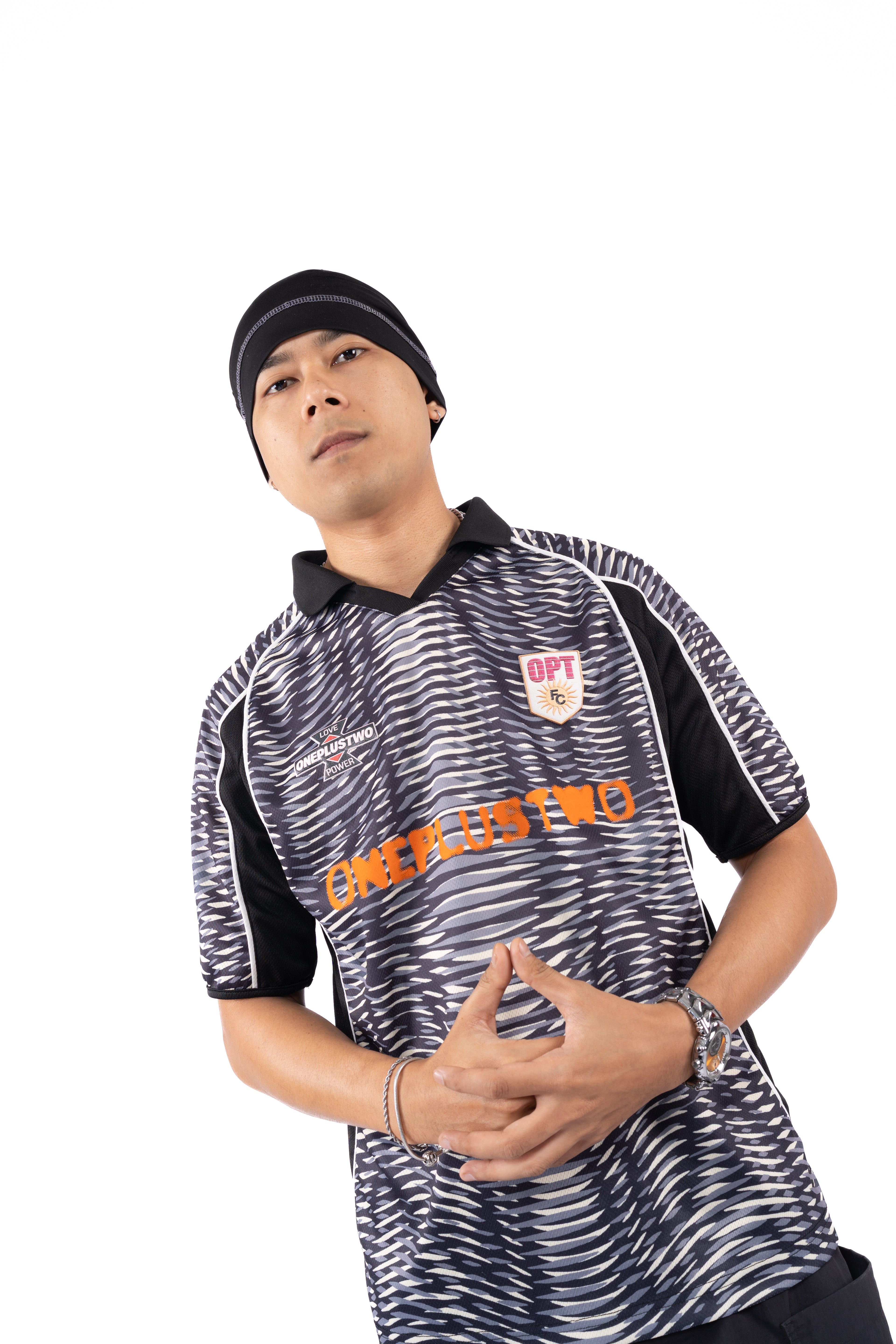 Moire Jersey (Black)