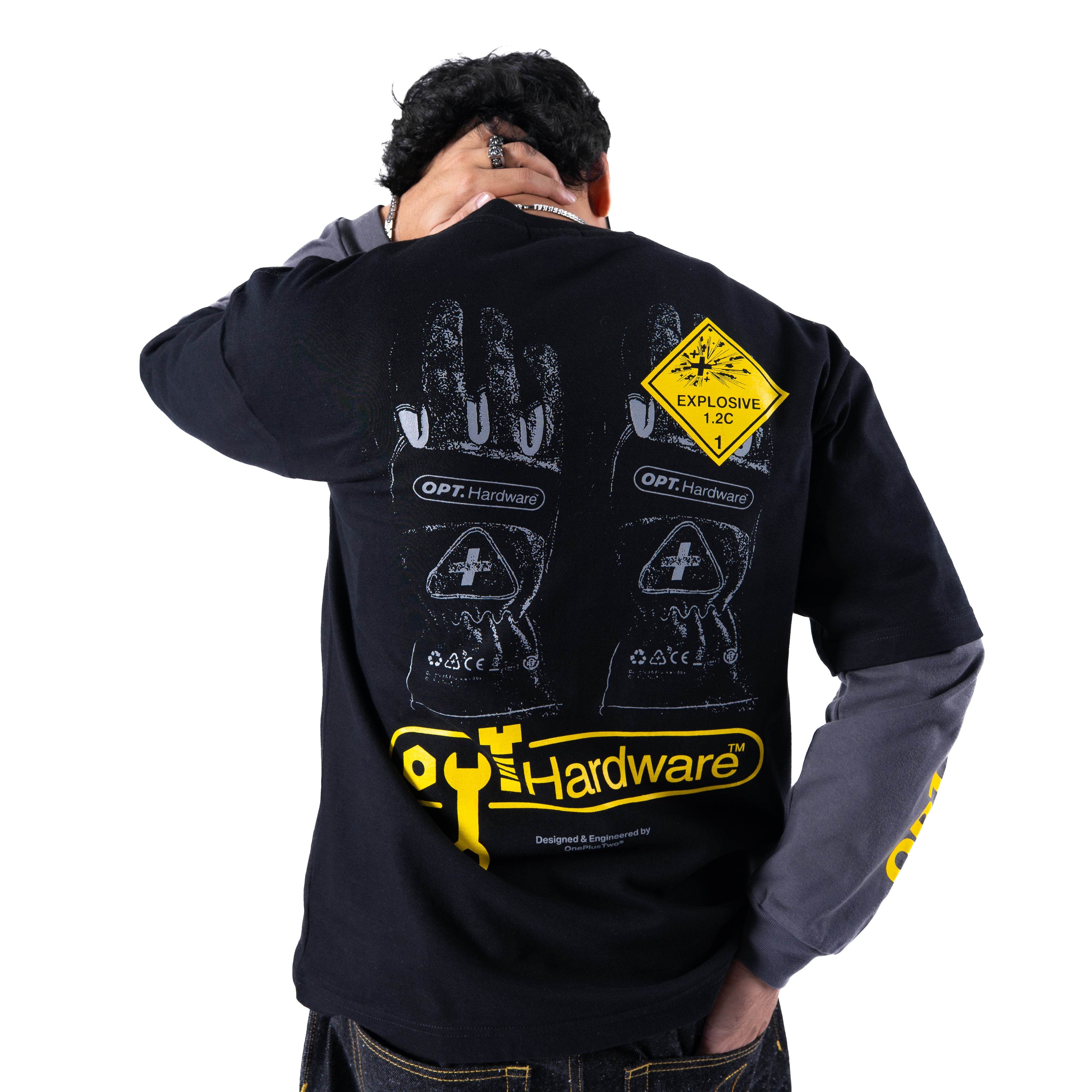 Double Sleeves Tee Hardware (Black)