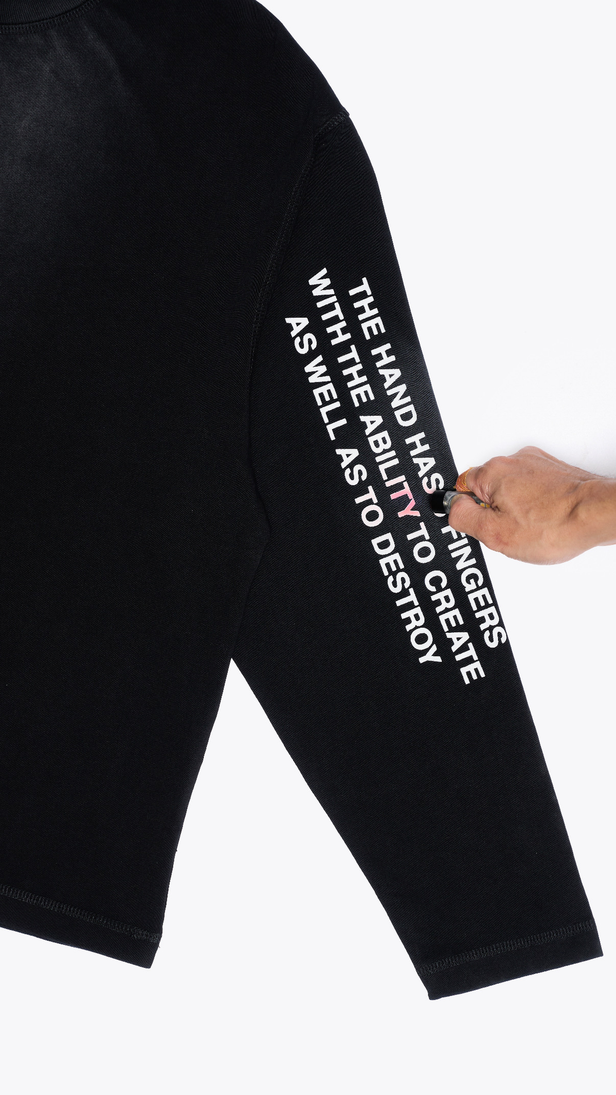 OPT x TY Long Sleeves Tee (Black)