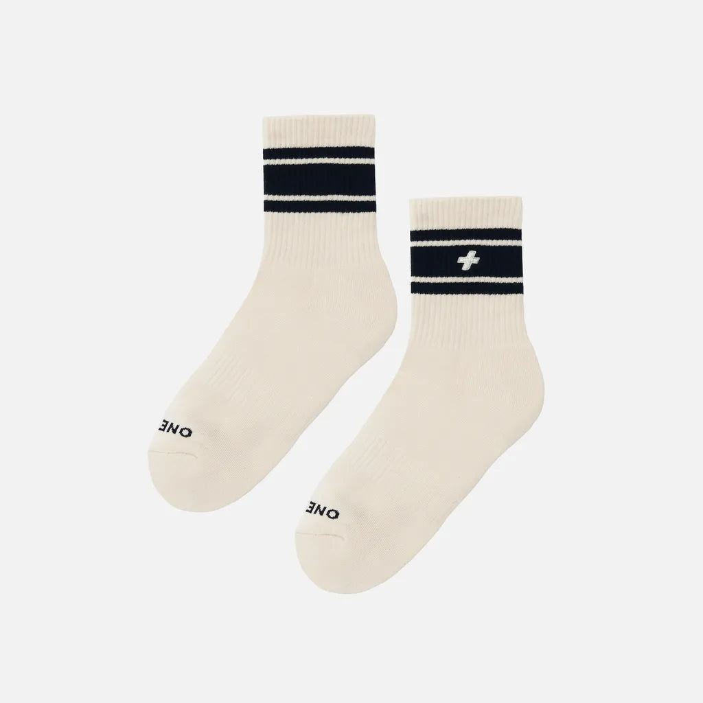 Stripe Socks (Beige) 1pcs