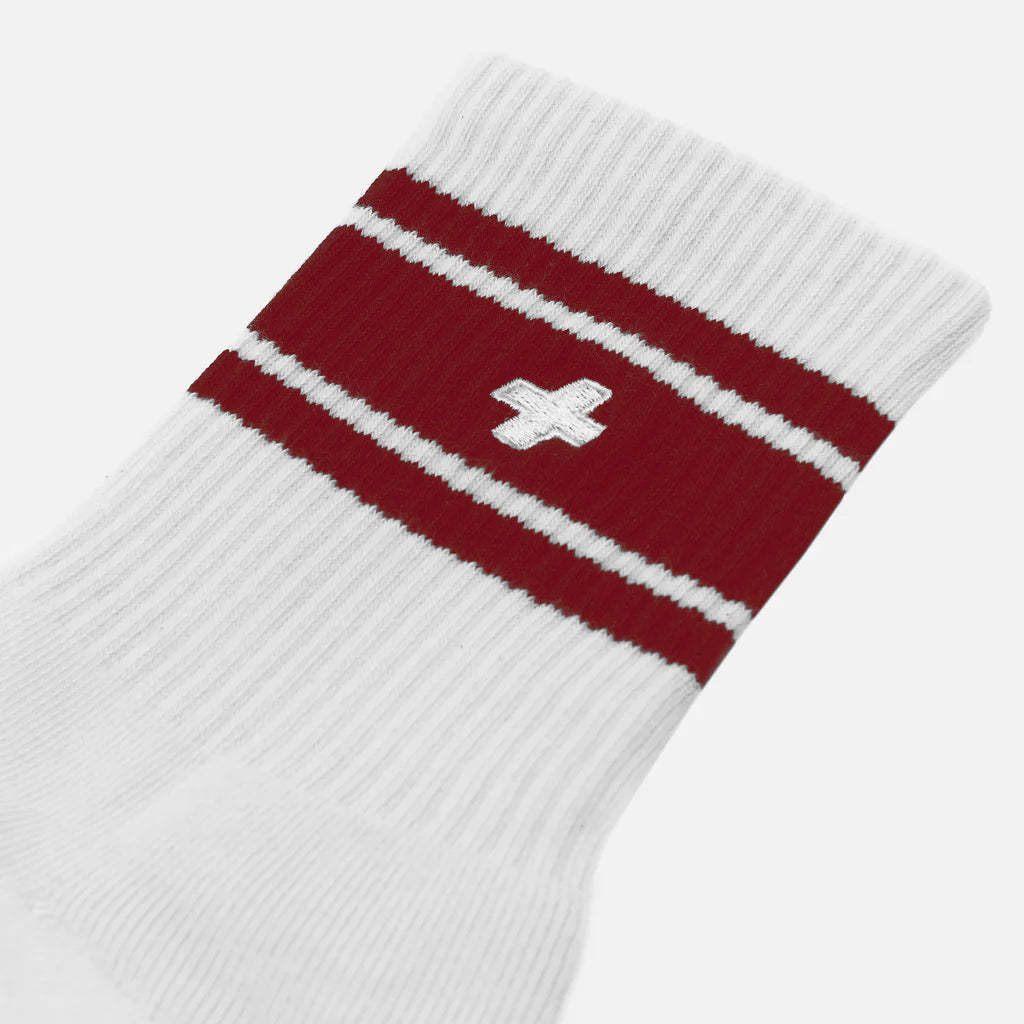 Stripe Socks (White) 1pcs