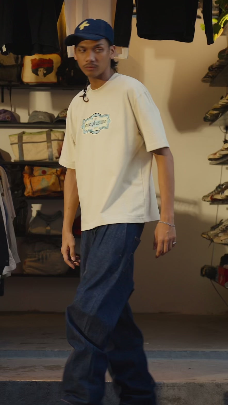 Royal Stamp Tee (Beige)