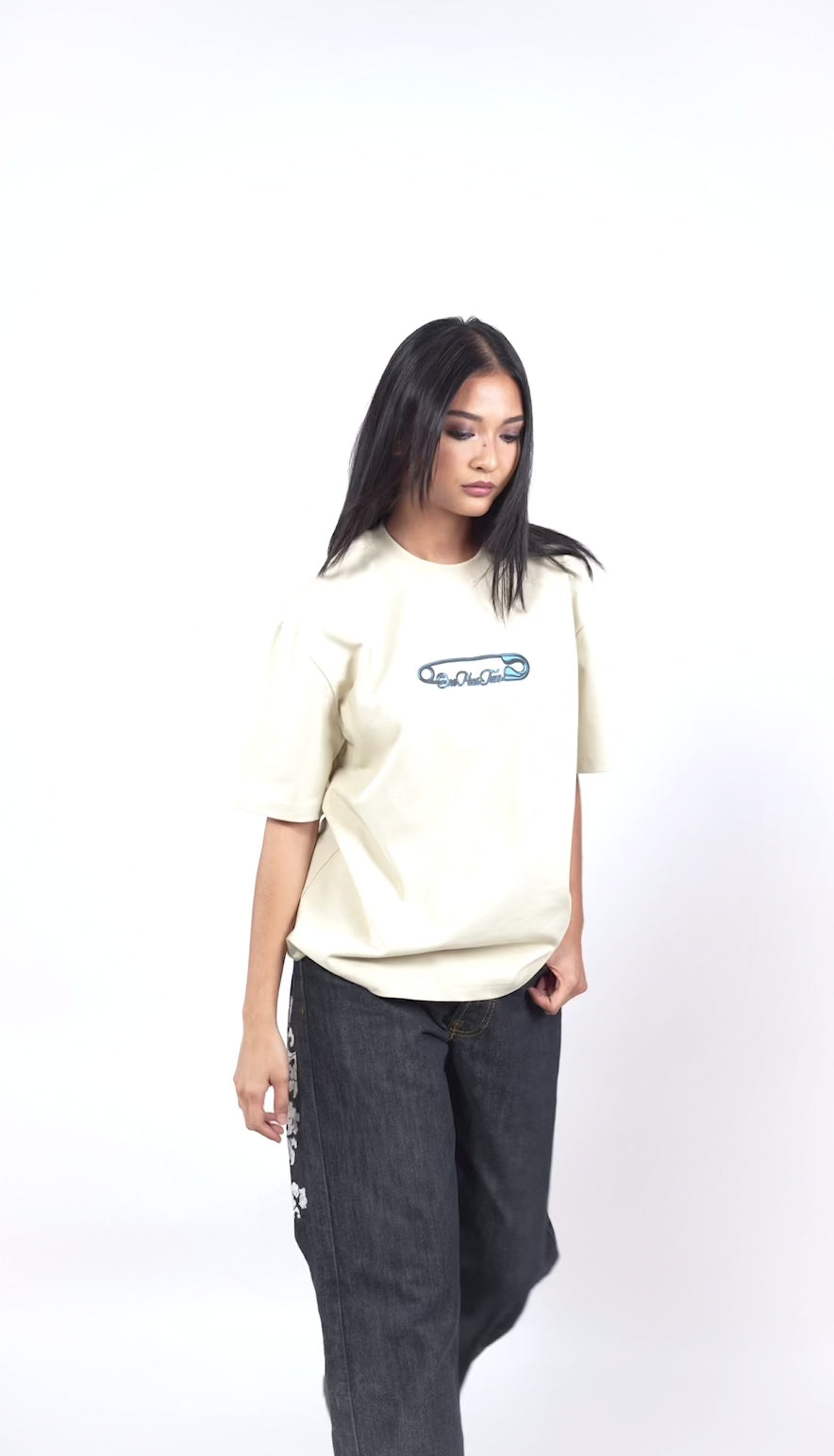 Pins Tee (Beige)