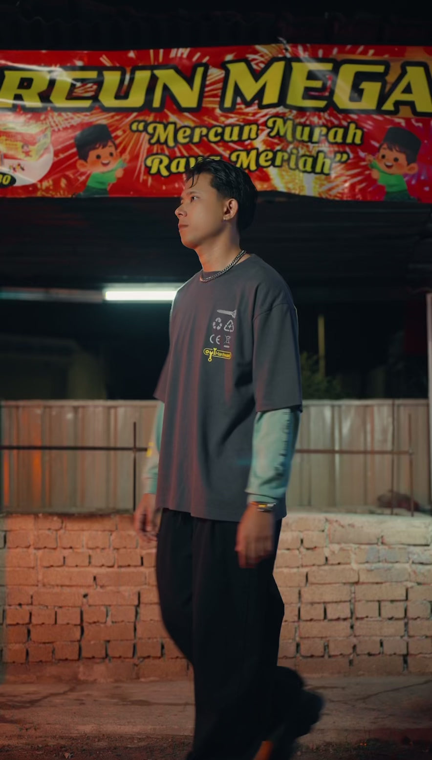 Double Sleeves Tee Hardware (Grey)