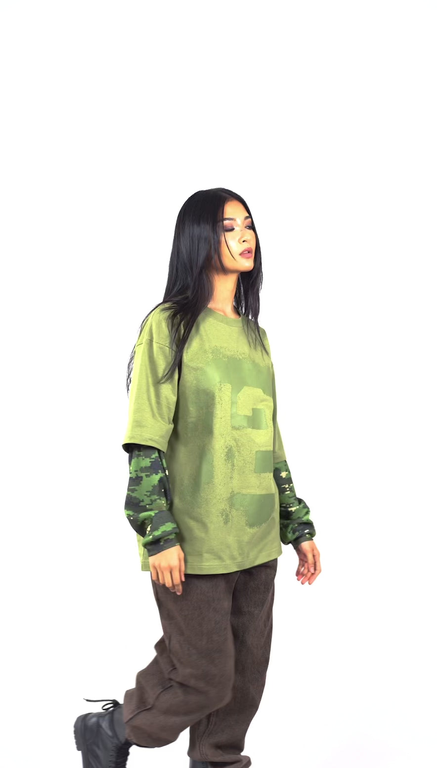 Double Sleeves Tee (Green)