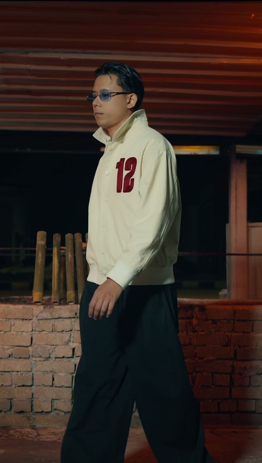 Varsity Jacket (Beige)