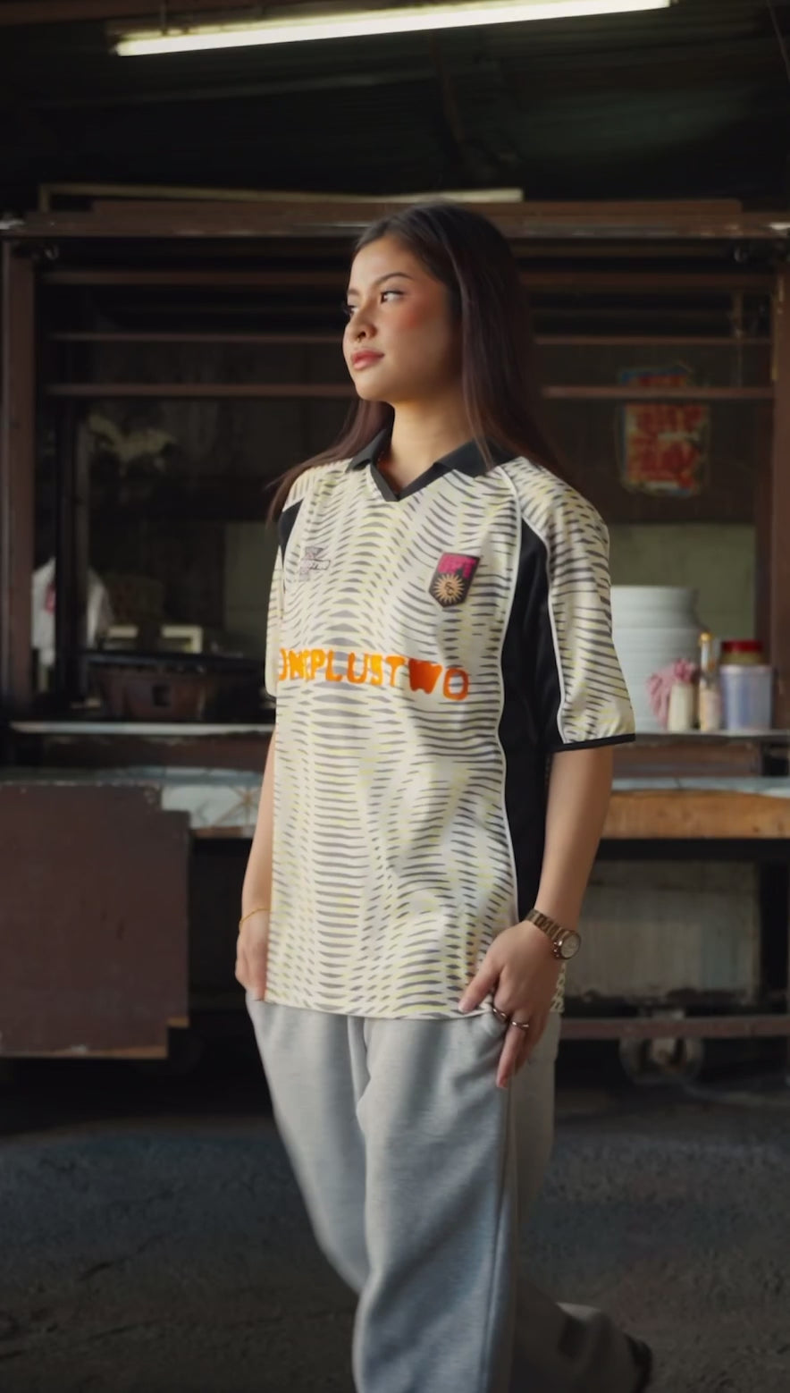 Moire Jersey (White)