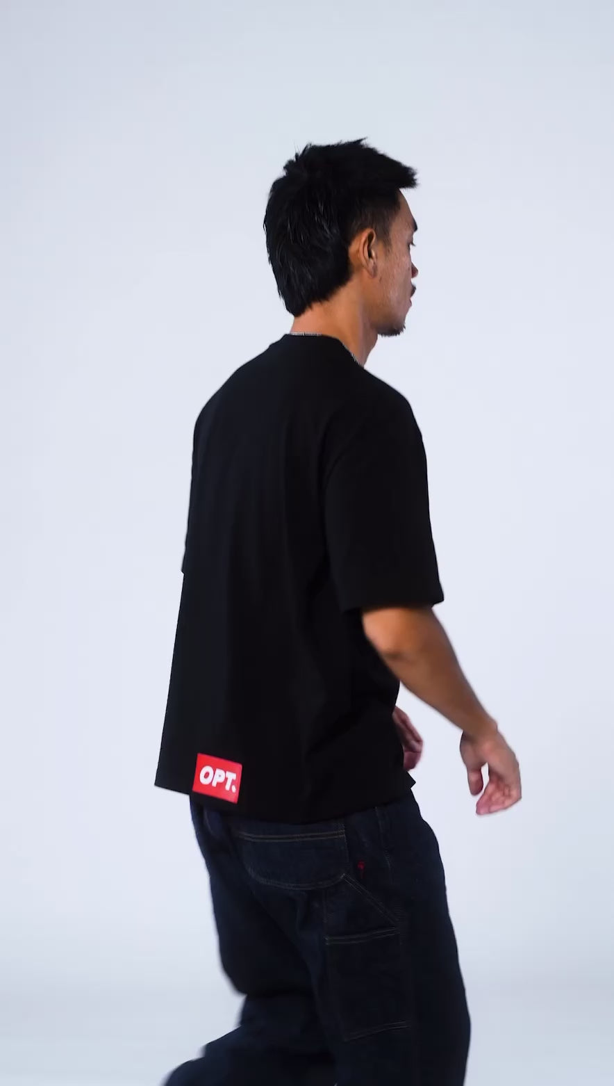 Leather Pile Tee
